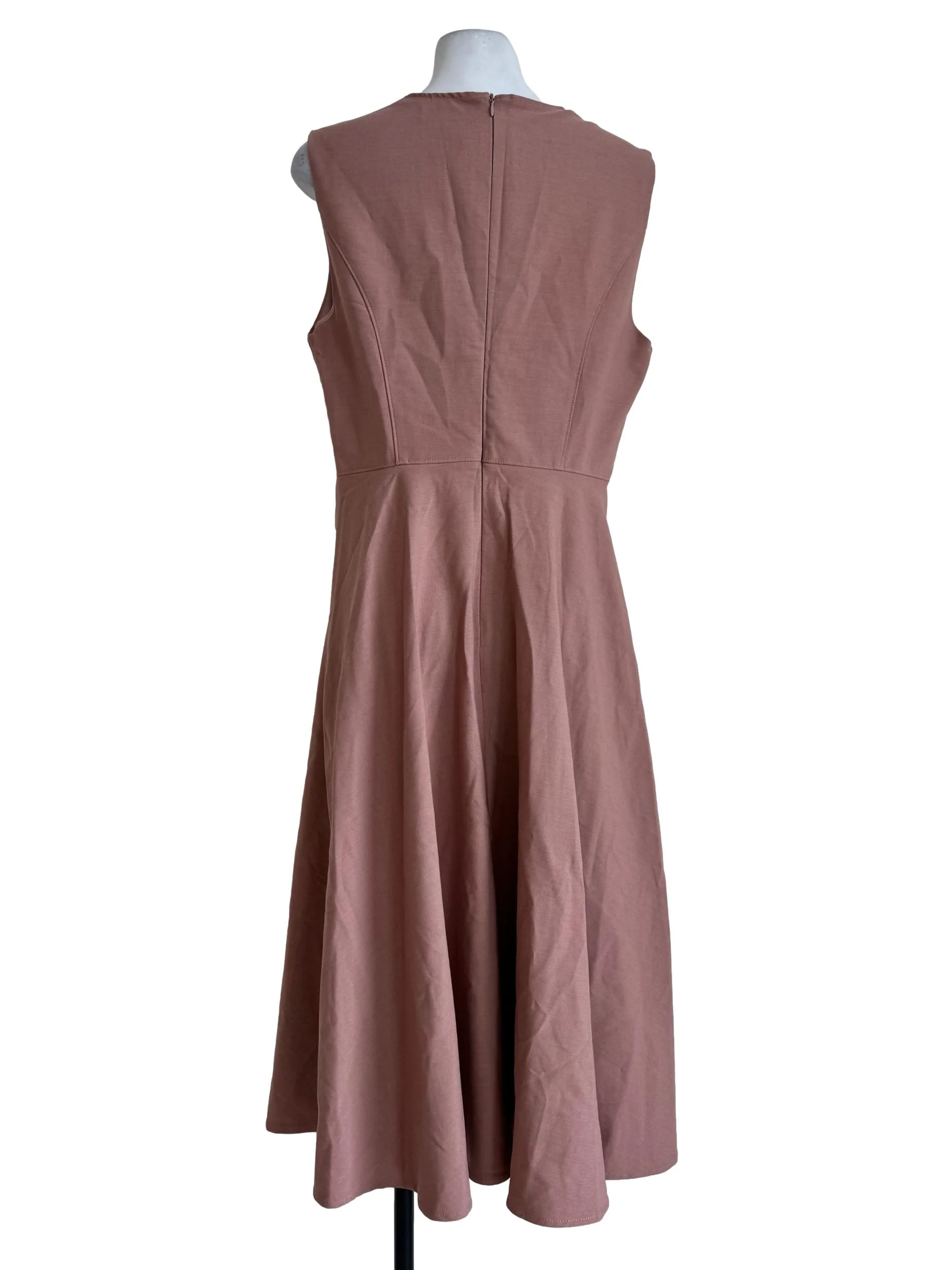 Blush Pink A-Line Dress - Image 2