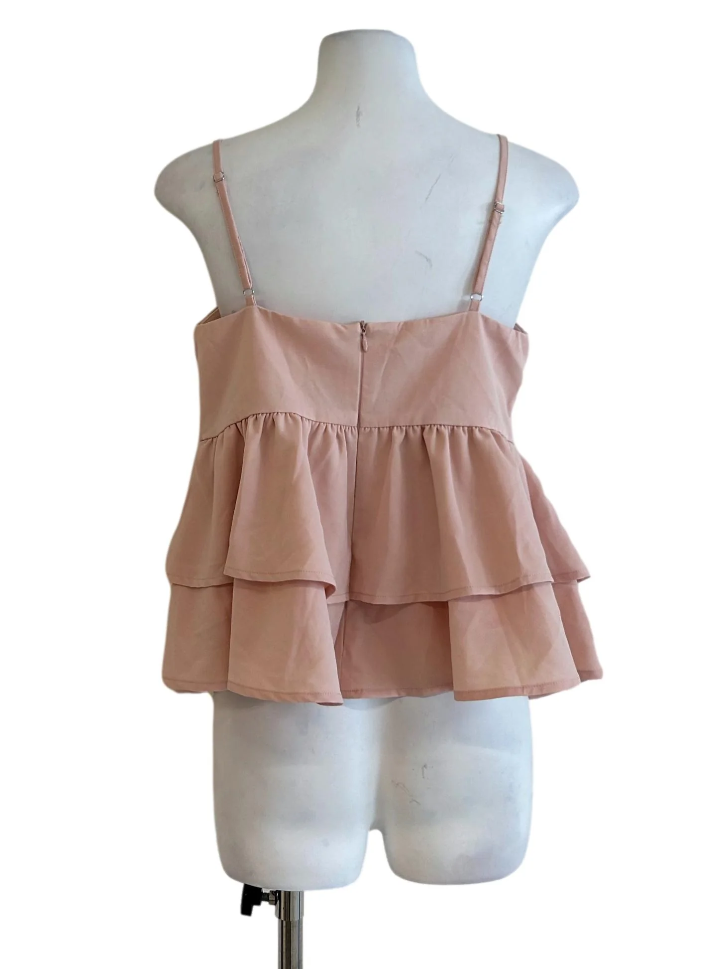 Blush Pink Spaghetti Strap Top - Image 2