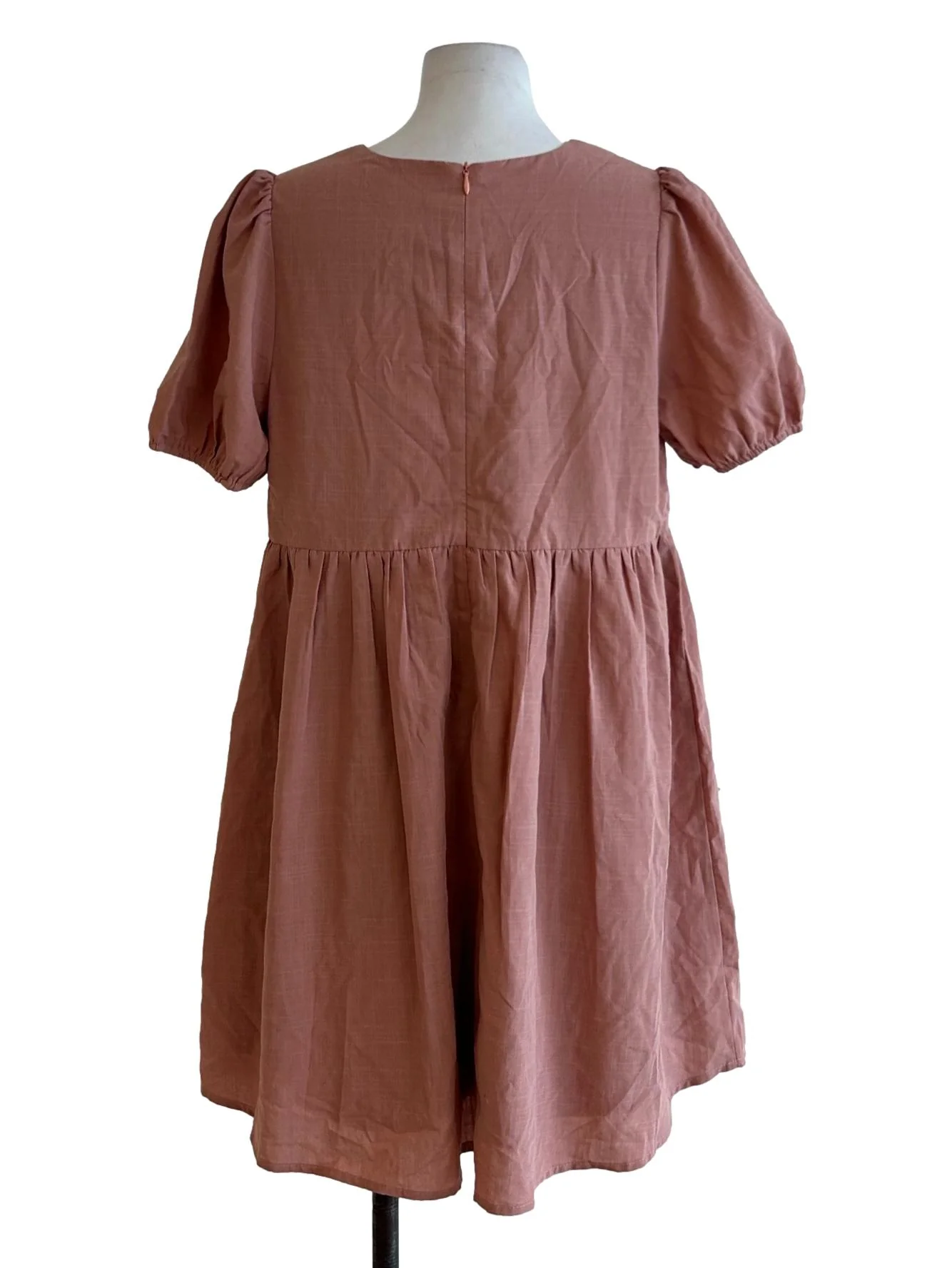 Blush Red Mini Dress - Image 2