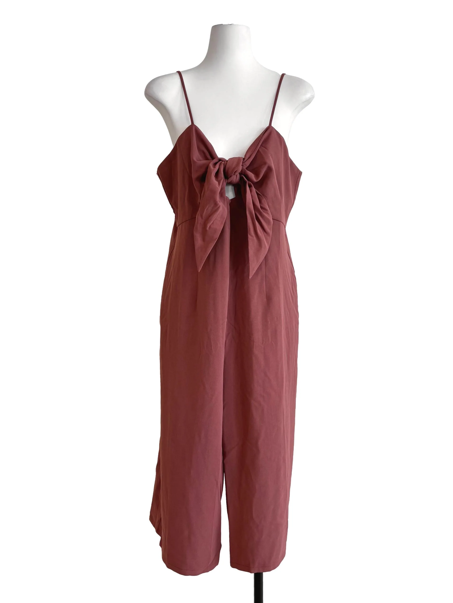 Blush Red Sweetheart Cami Jumpsuit LB