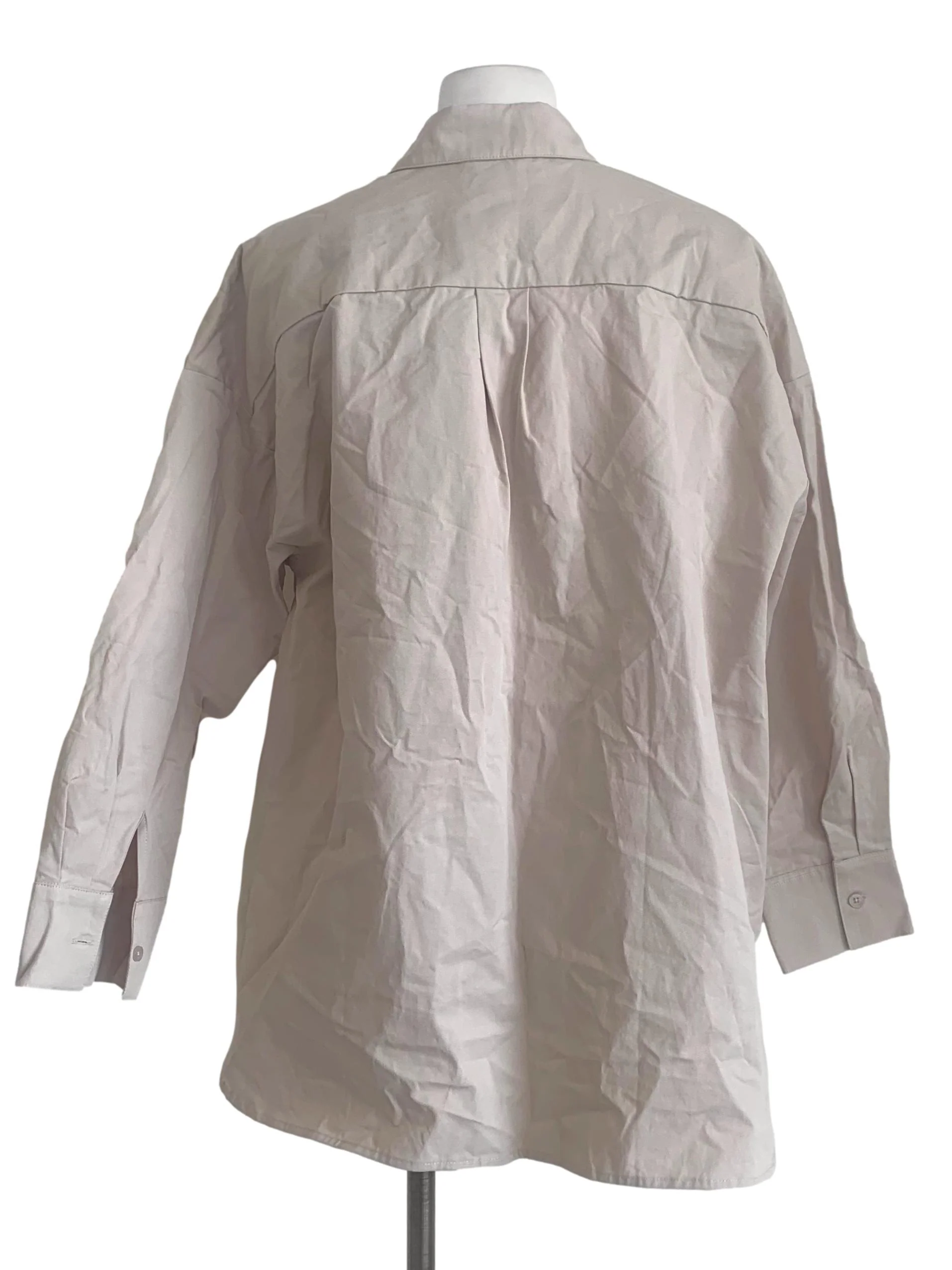 Bone Beige Collared Top TCL - Image 2