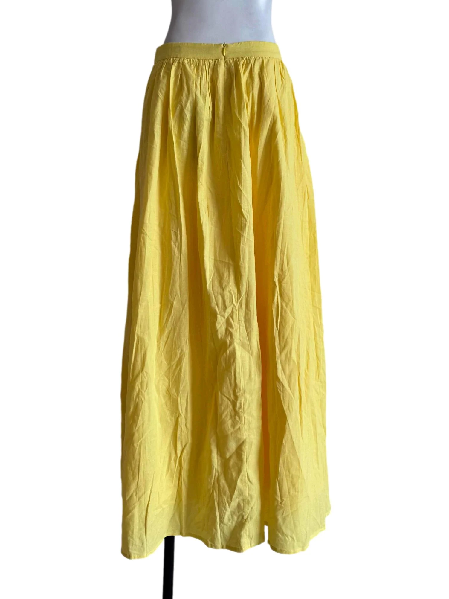 Bright Marigold Front Slit Skirt - Image 2
