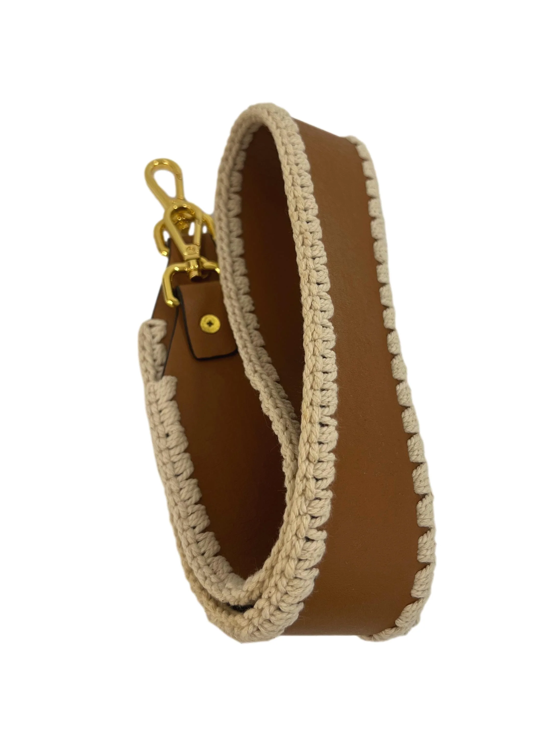 Brown Canvas Leather Satchel - Image 6