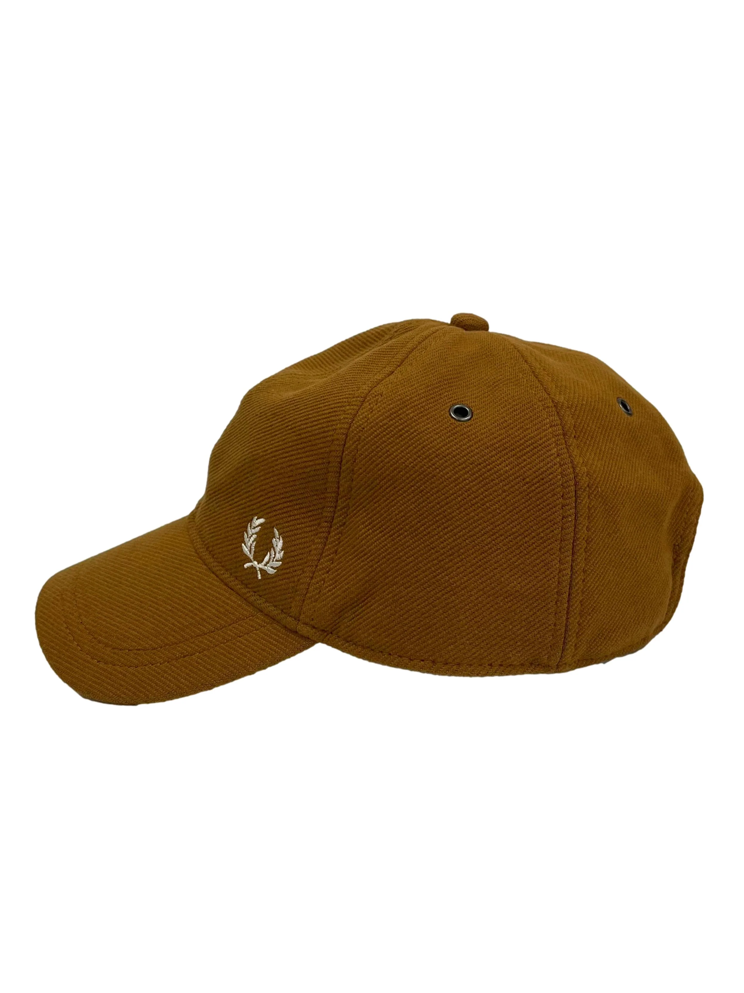 Brown Cotton Cap With Embroidered Logo Detail - Image 2