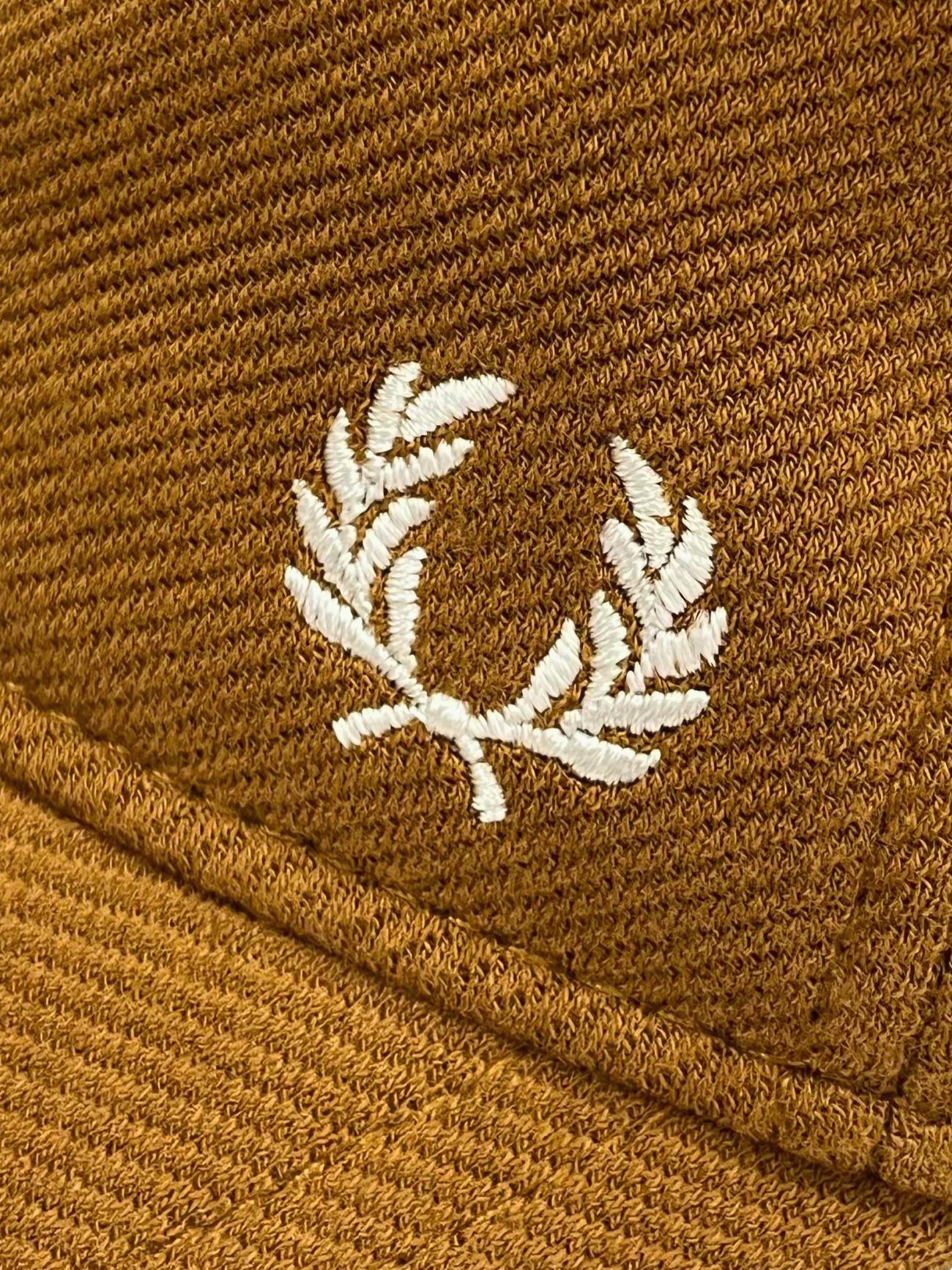 Brown Cotton Cap With Embroidered Logo Detail - Image 4