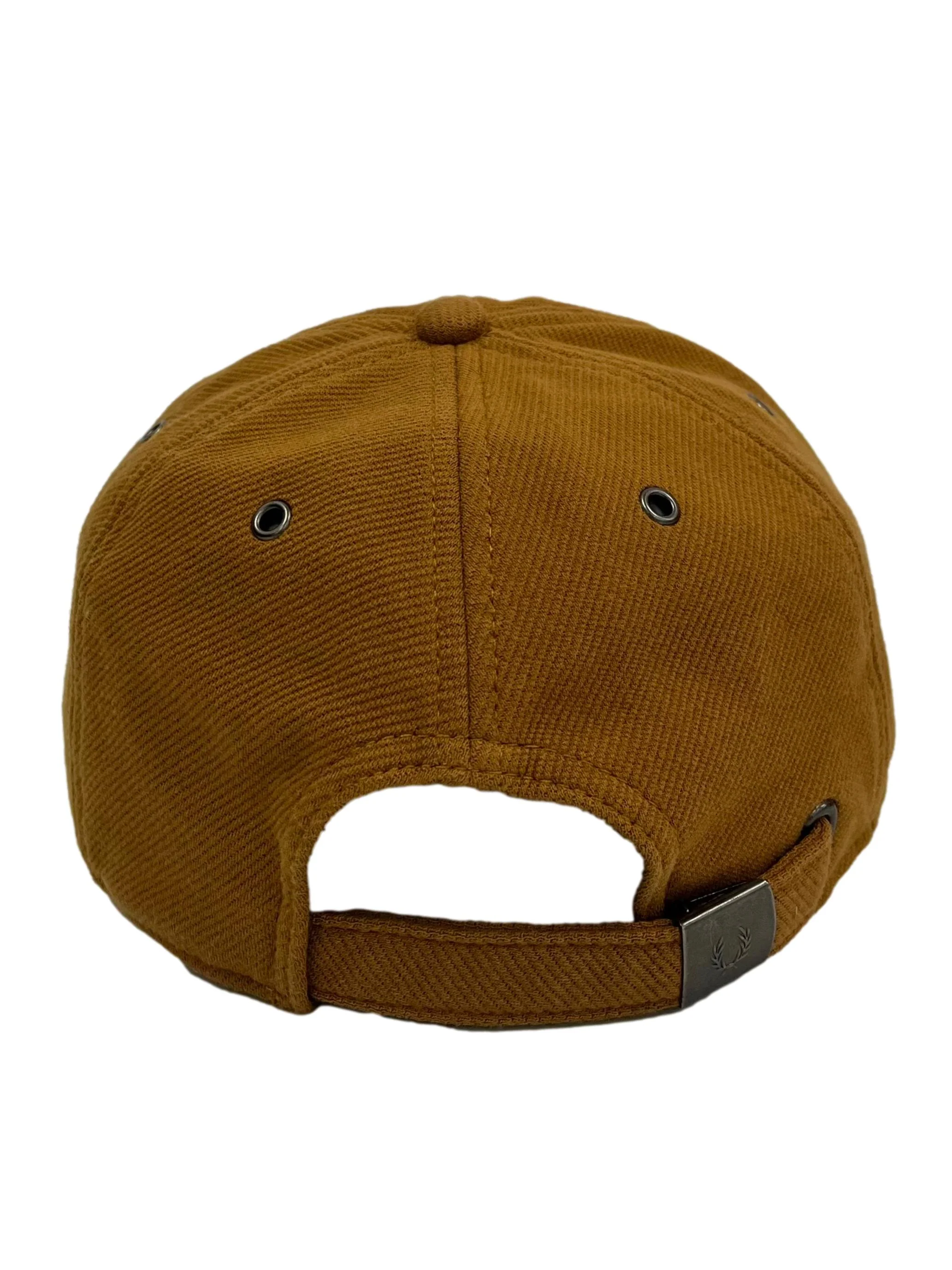 Brown Cotton Cap With Embroidered Logo Detail - Image 5