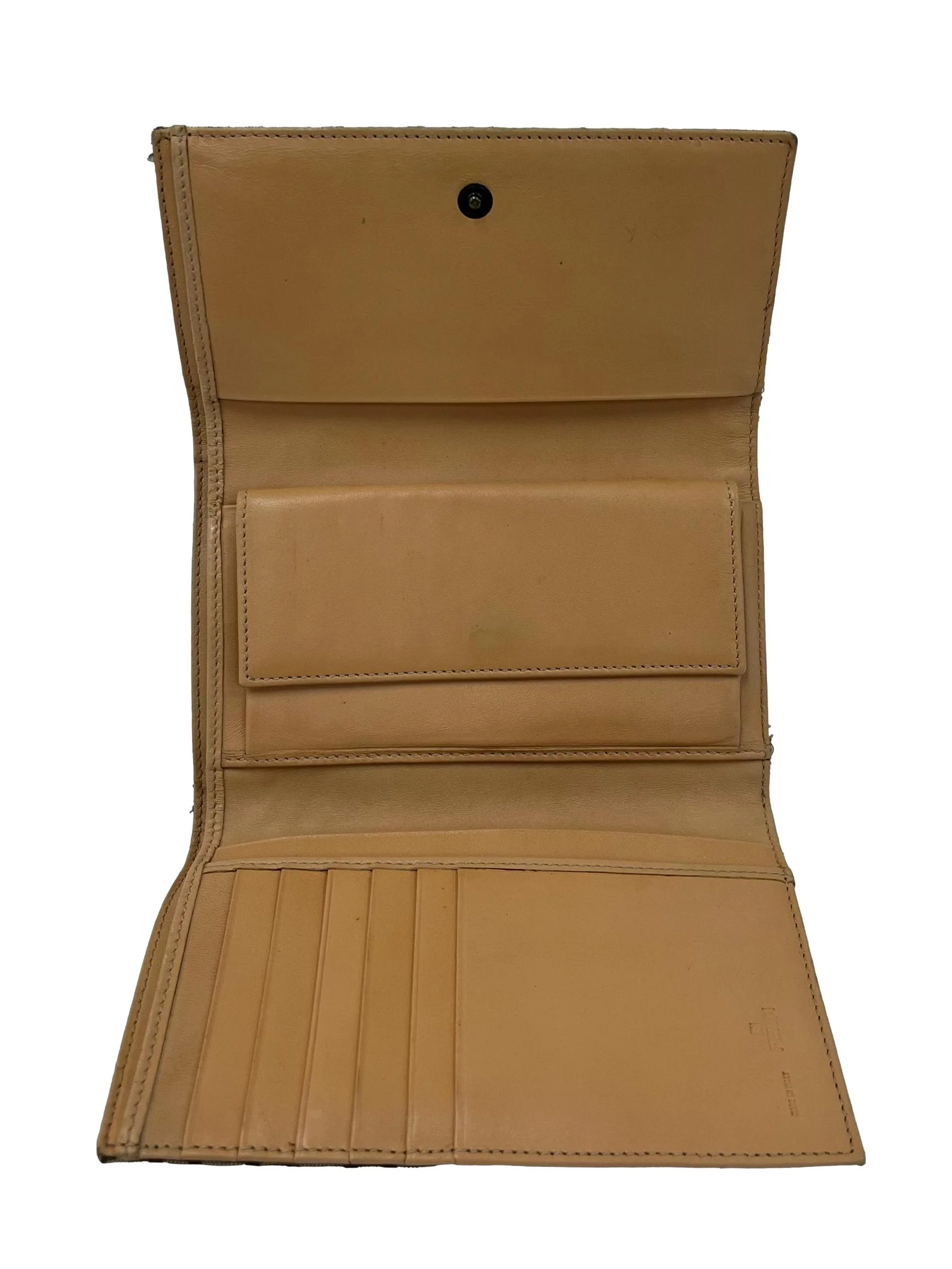 Brown Monogram Zucchino Canvas Compact Wallet - Image 3