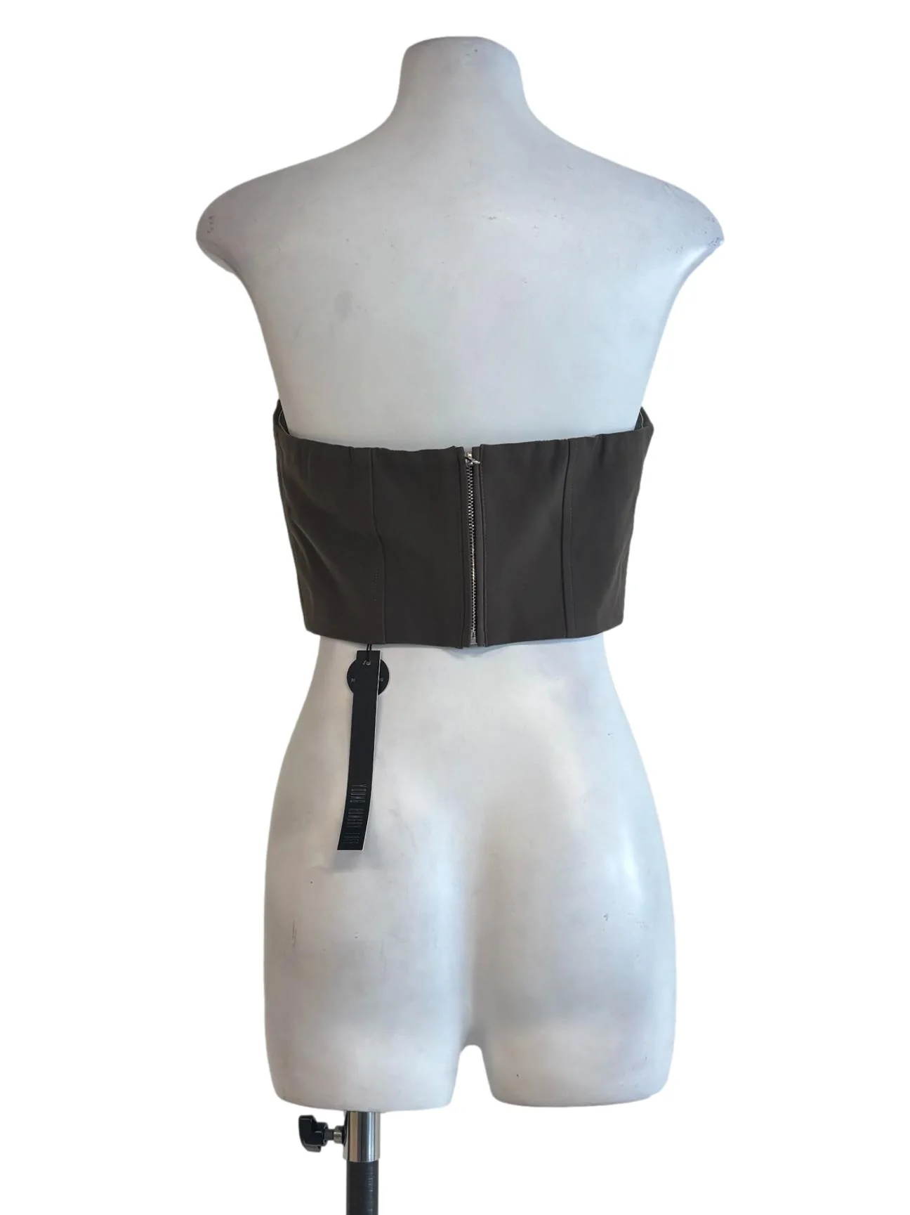 Buff Brown Strapless Top - Image 2