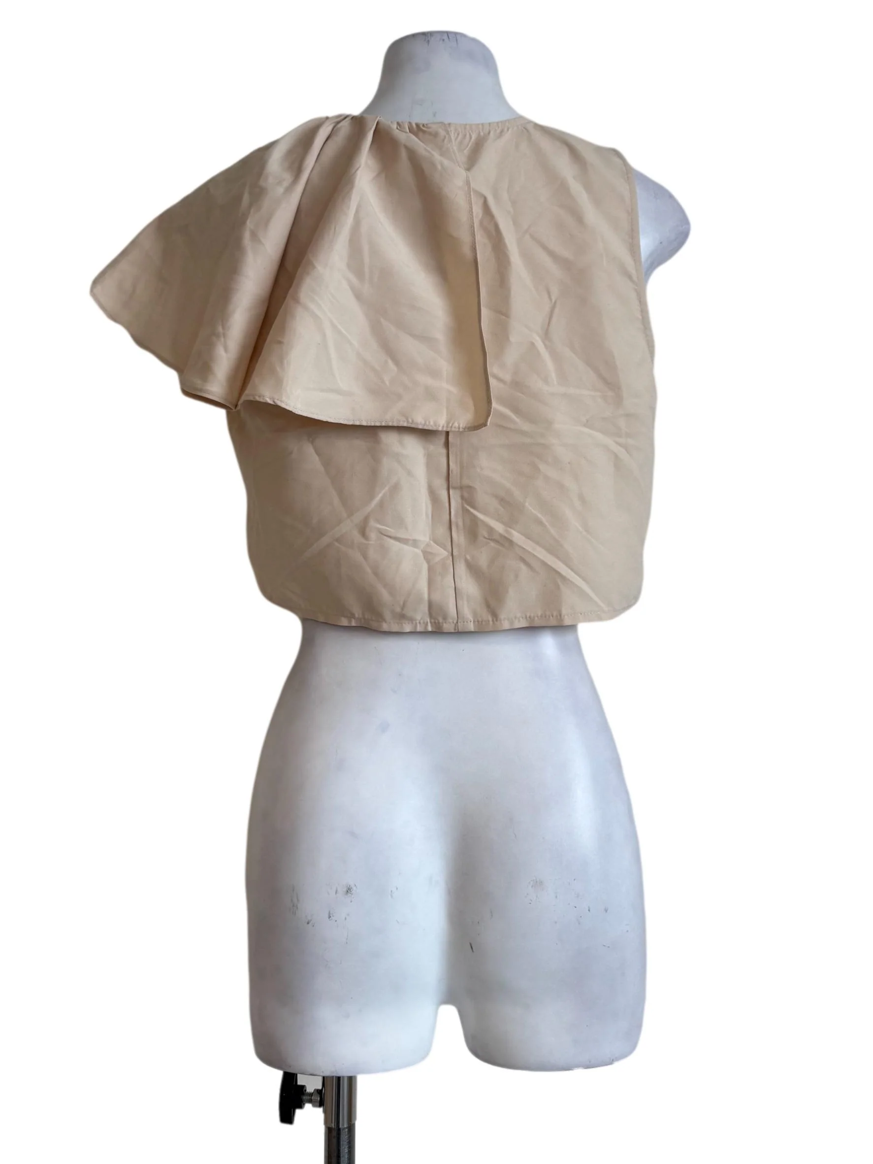 Butter Latte Round Neck Top - Image 2
