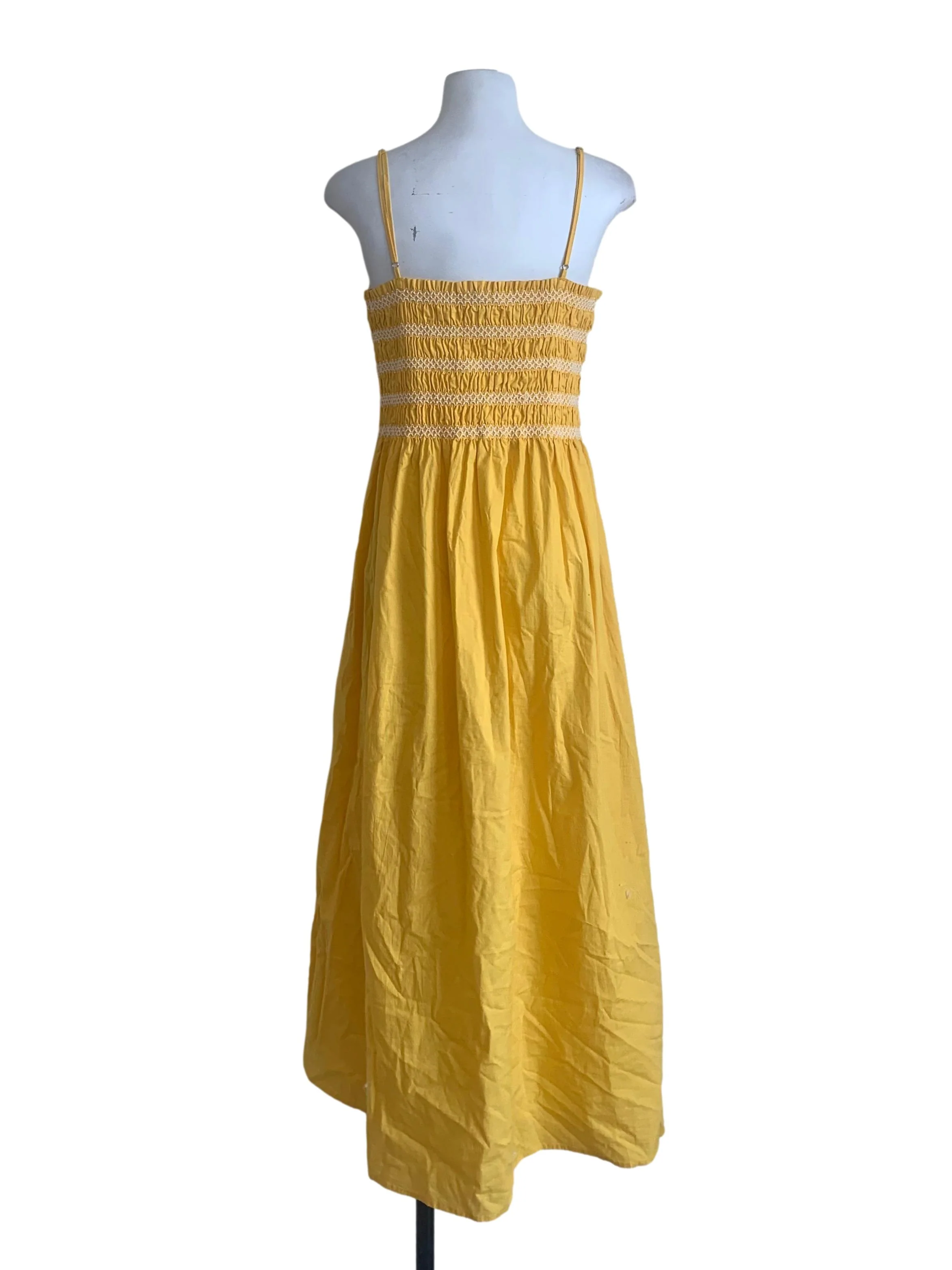 Butter Yellow A-Line Dress - Image 2