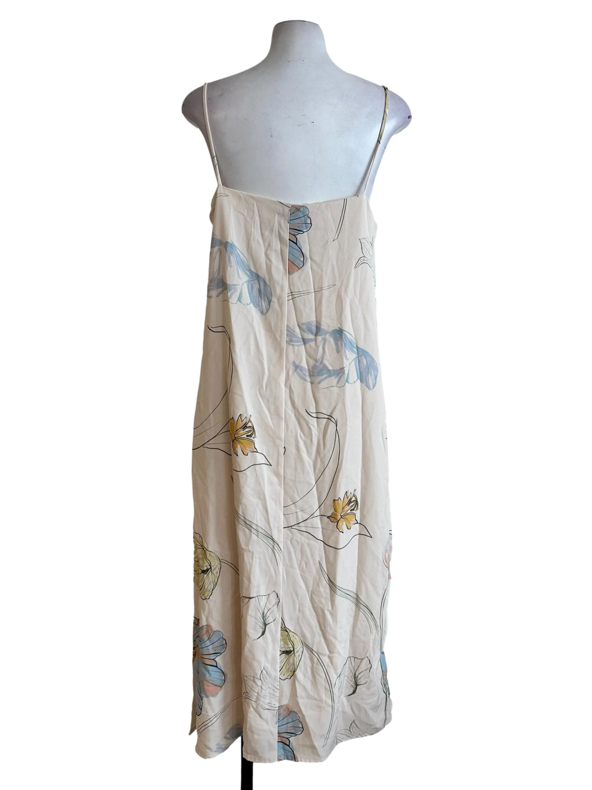 Buttermilk Beige Flower Printed Dress - Image 2