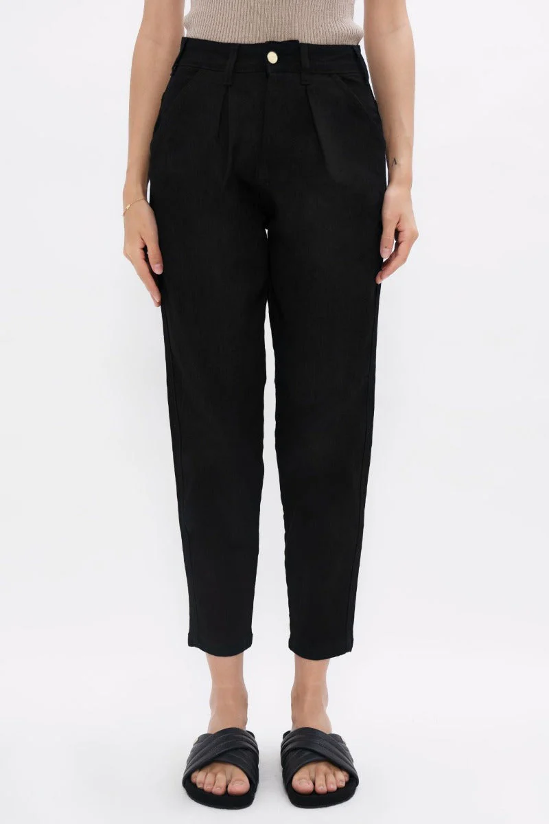 California - High Rise Sustainable Barrel Jeans - Celeste CSN - Image 2