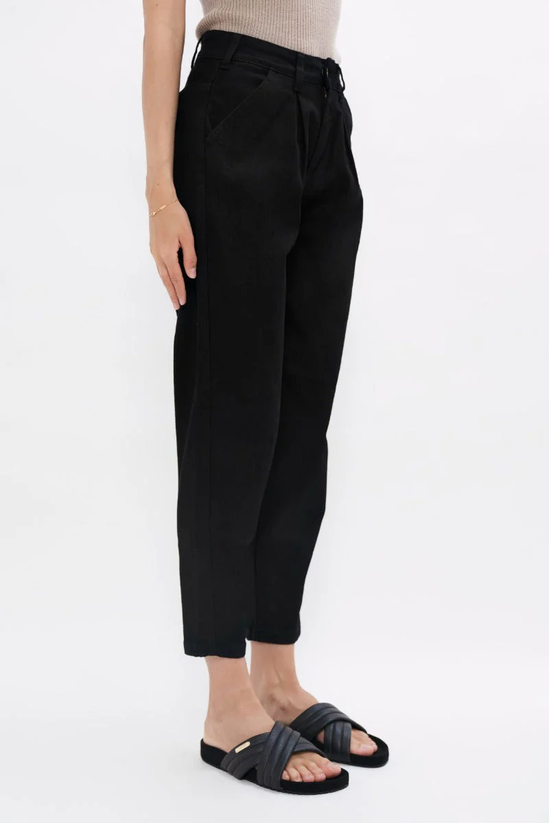 California - High Rise Sustainable Barrel Jeans - Celeste CSN - Image 3