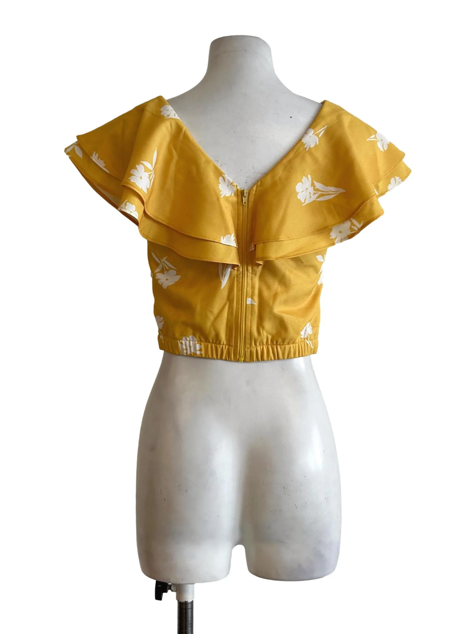 Canary Yellow Floral Blouse TCL - Image 2
