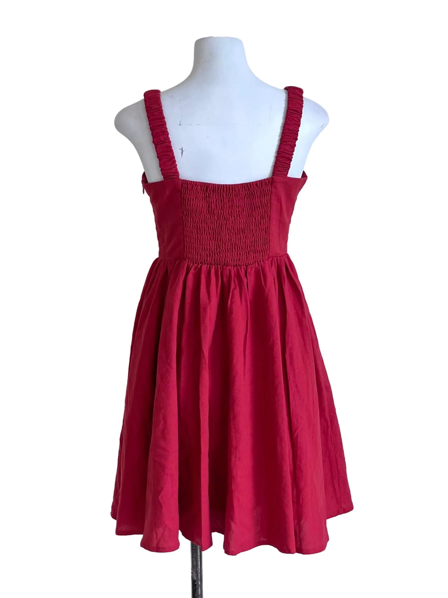 Candy Red Mini Sundress - Image 2