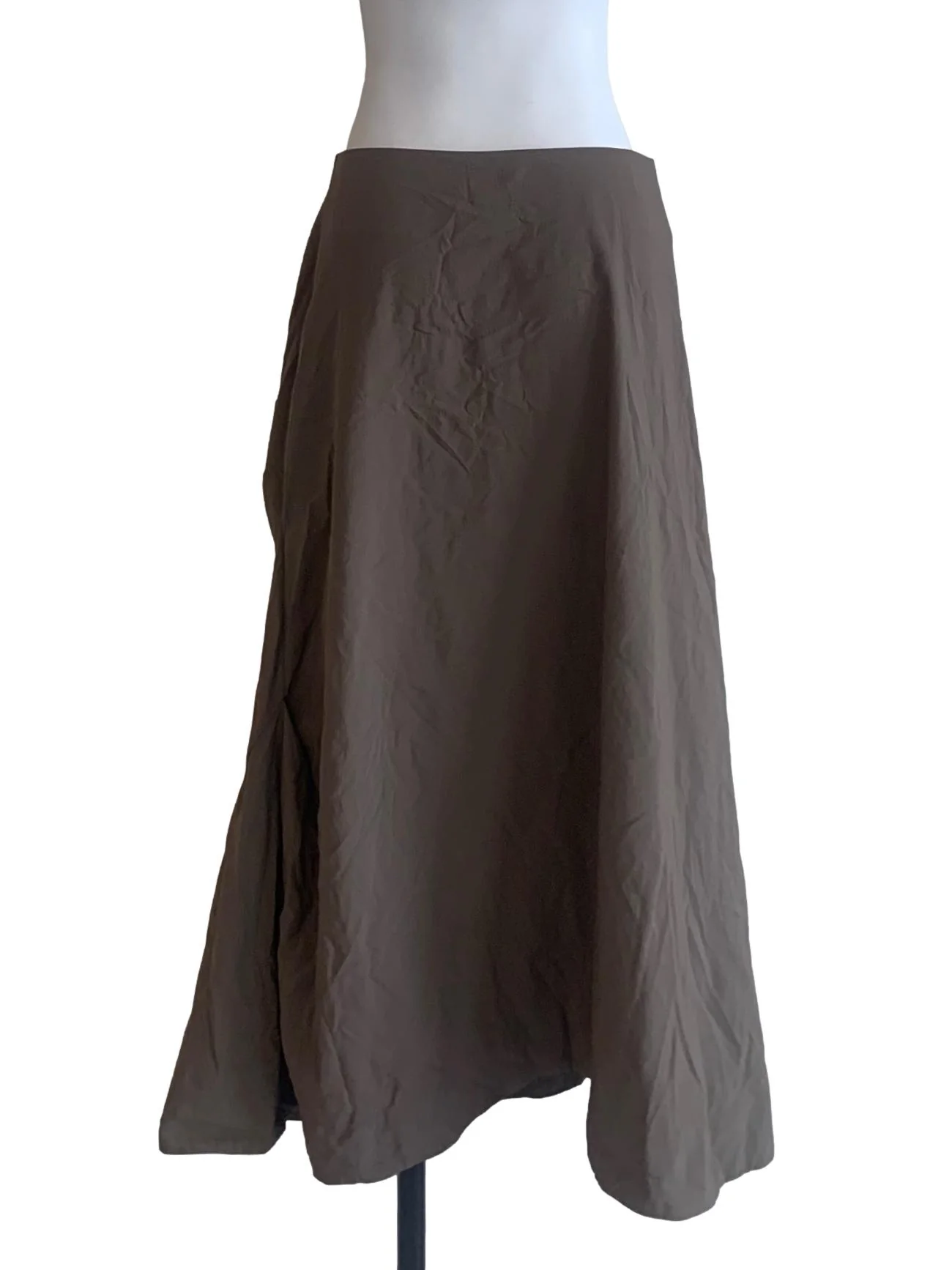 Cedar Brown A-Line Wrap Skirts - Image 2