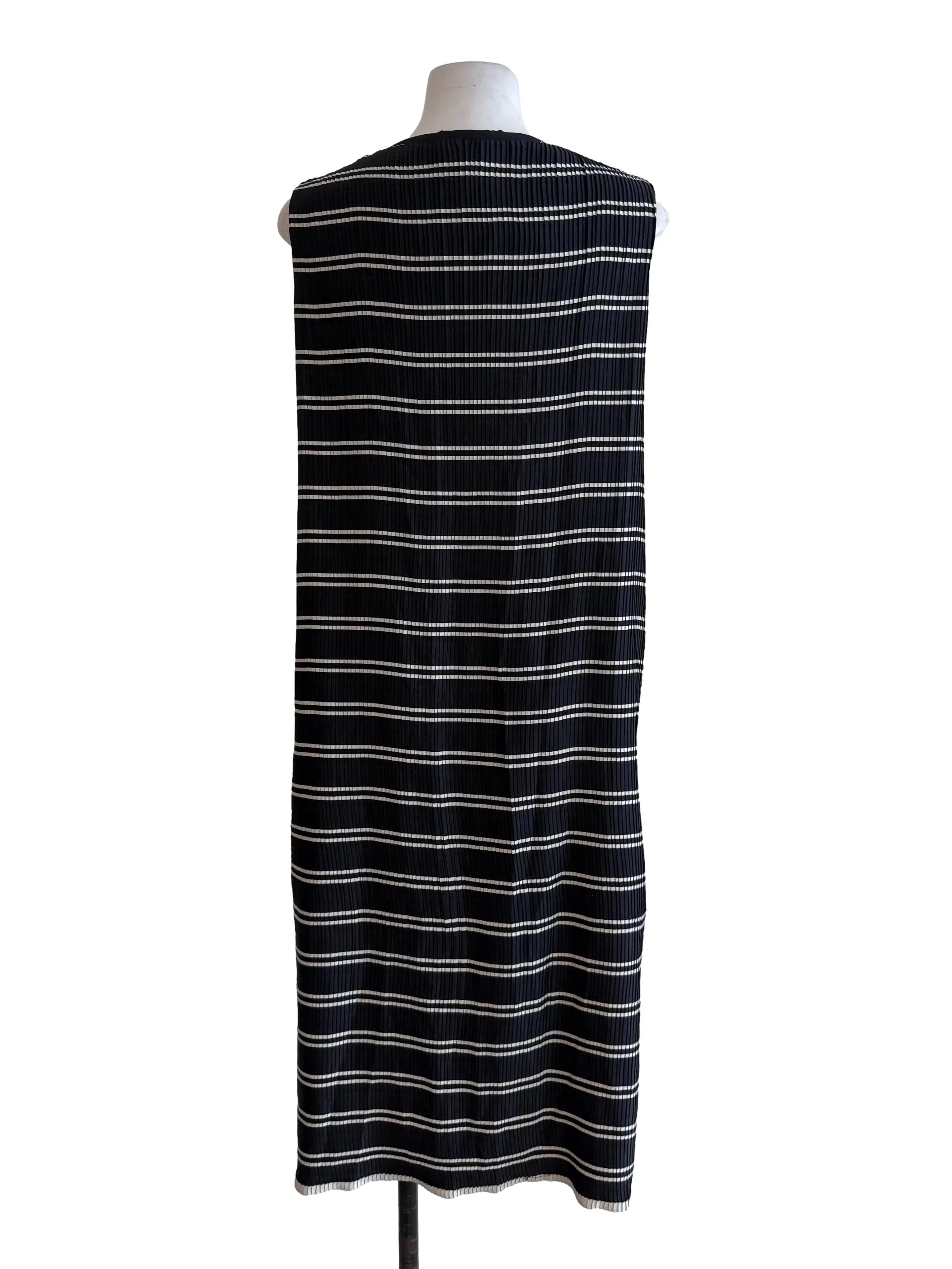 Charcoal Accordion Long Vest - Image 2