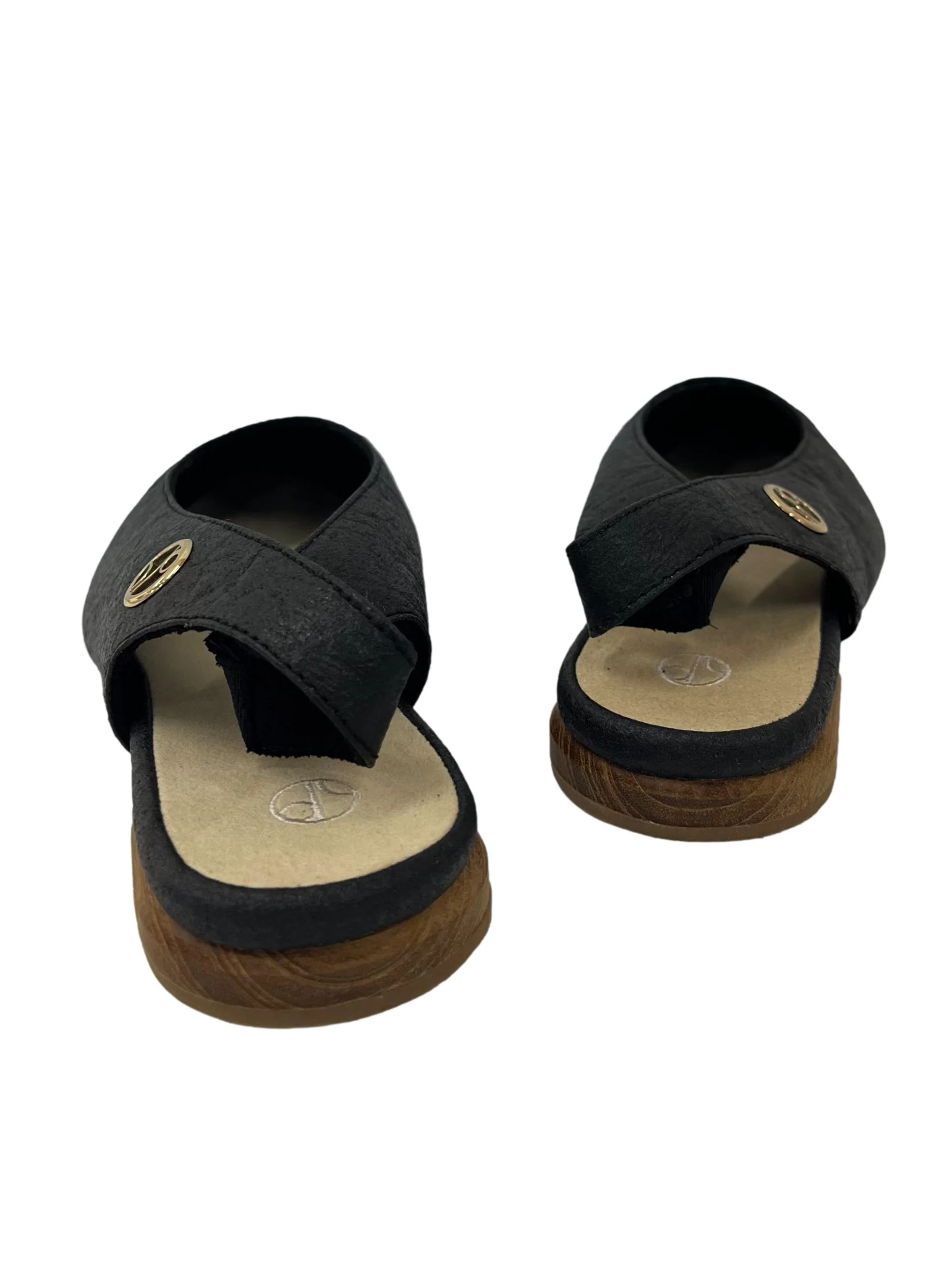 Charcoal Black Cannes Slingback Flat CSN - Image 2
