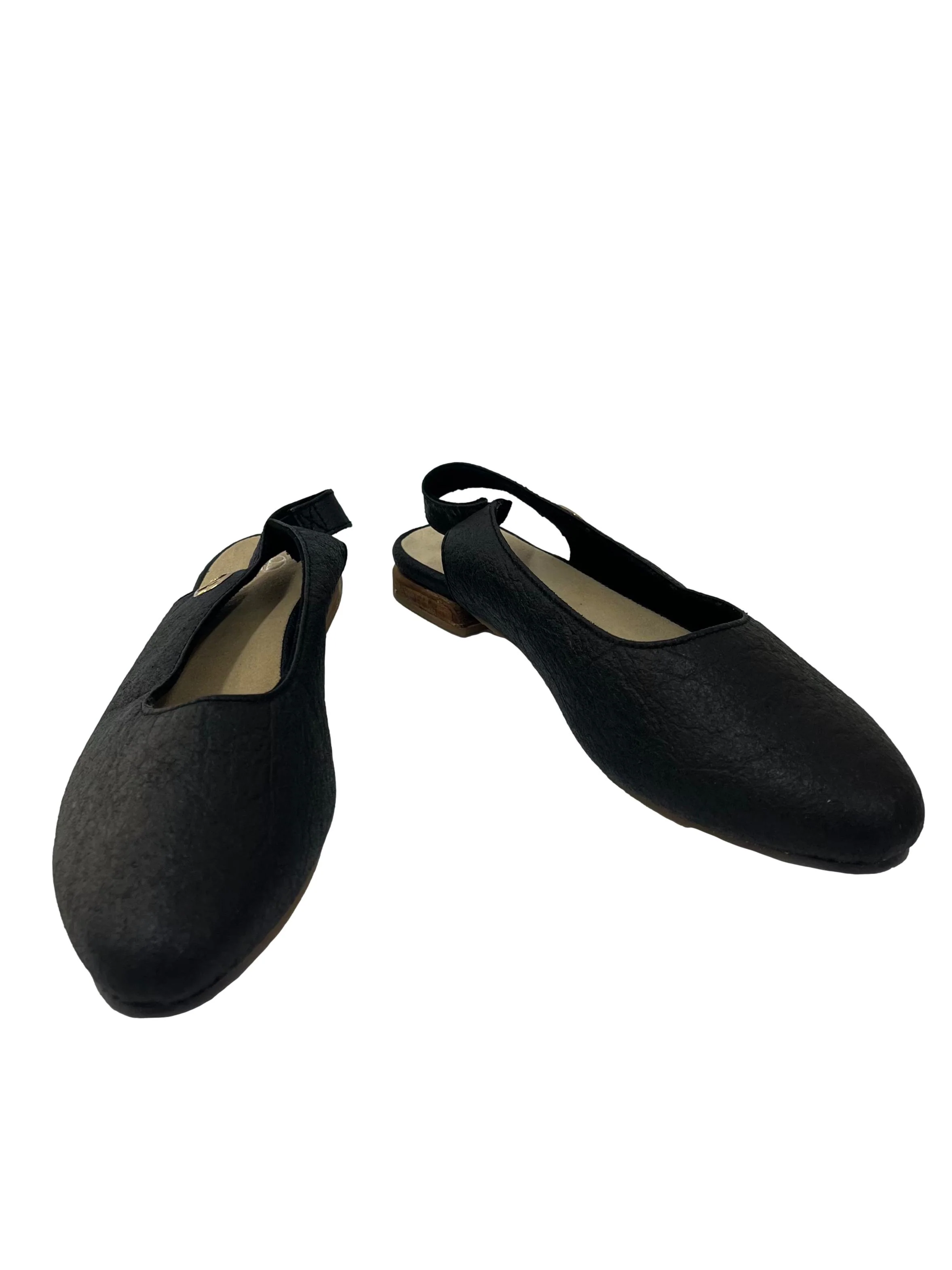 Charcoal Black Cannes Slingback Flat CSN - Image 2