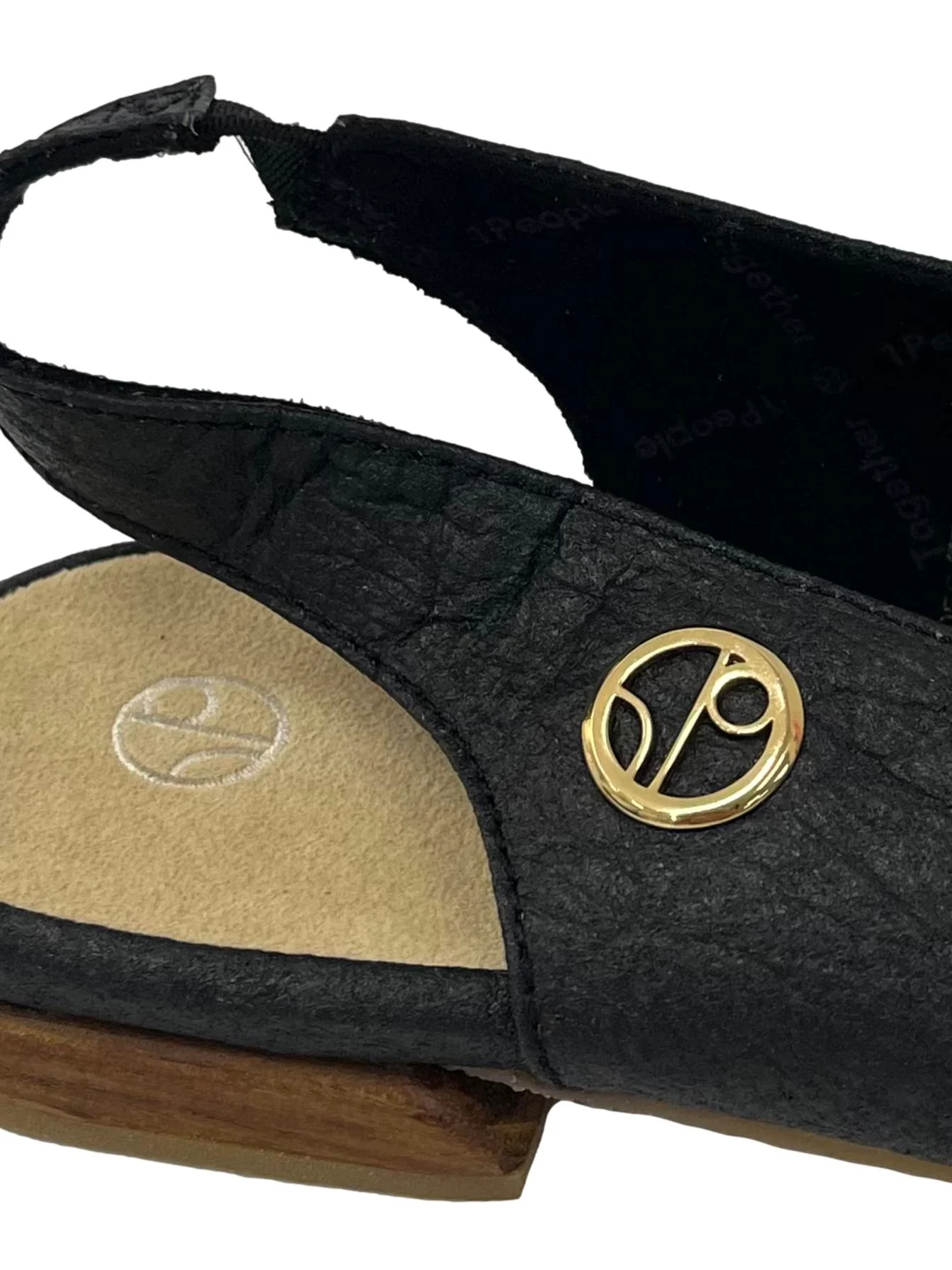 Charcoal Black Cannes Slingback Flat CSN - Image 5