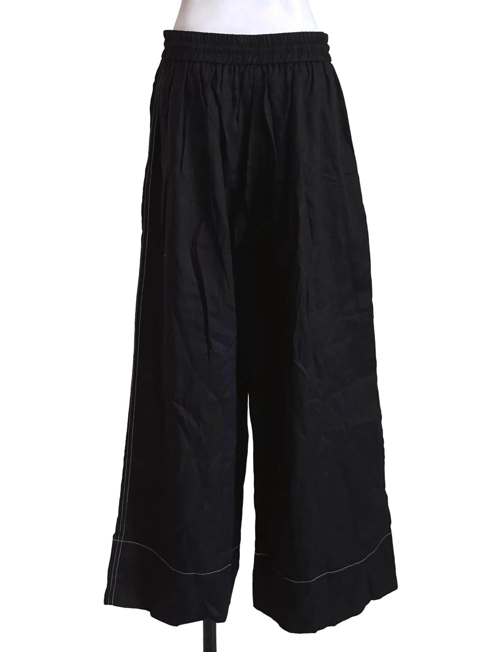 Charcoal Black Wide Leg Pants TEM - Image 2