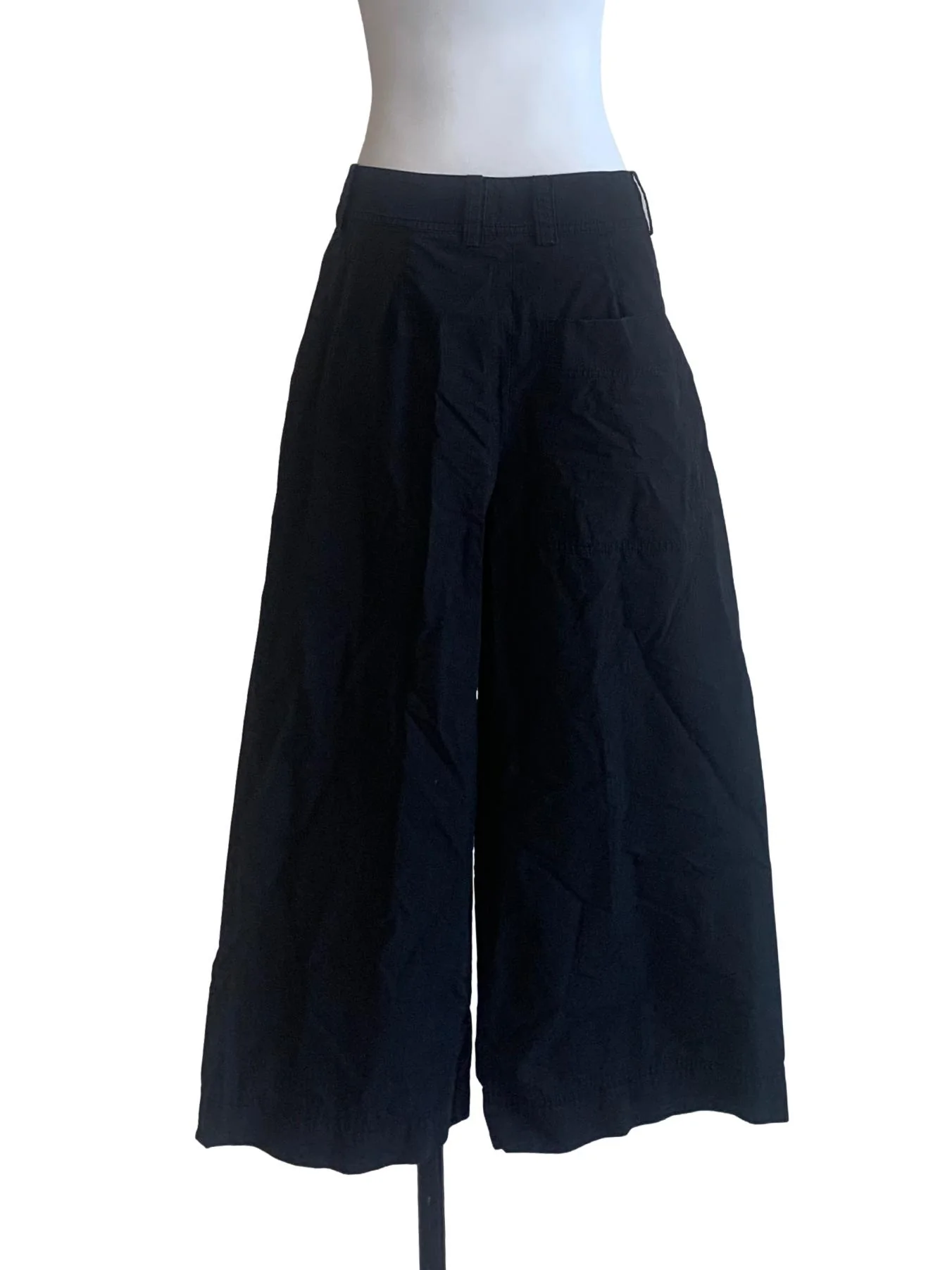 Charcoal Black Wide Leg Pants - Image 2