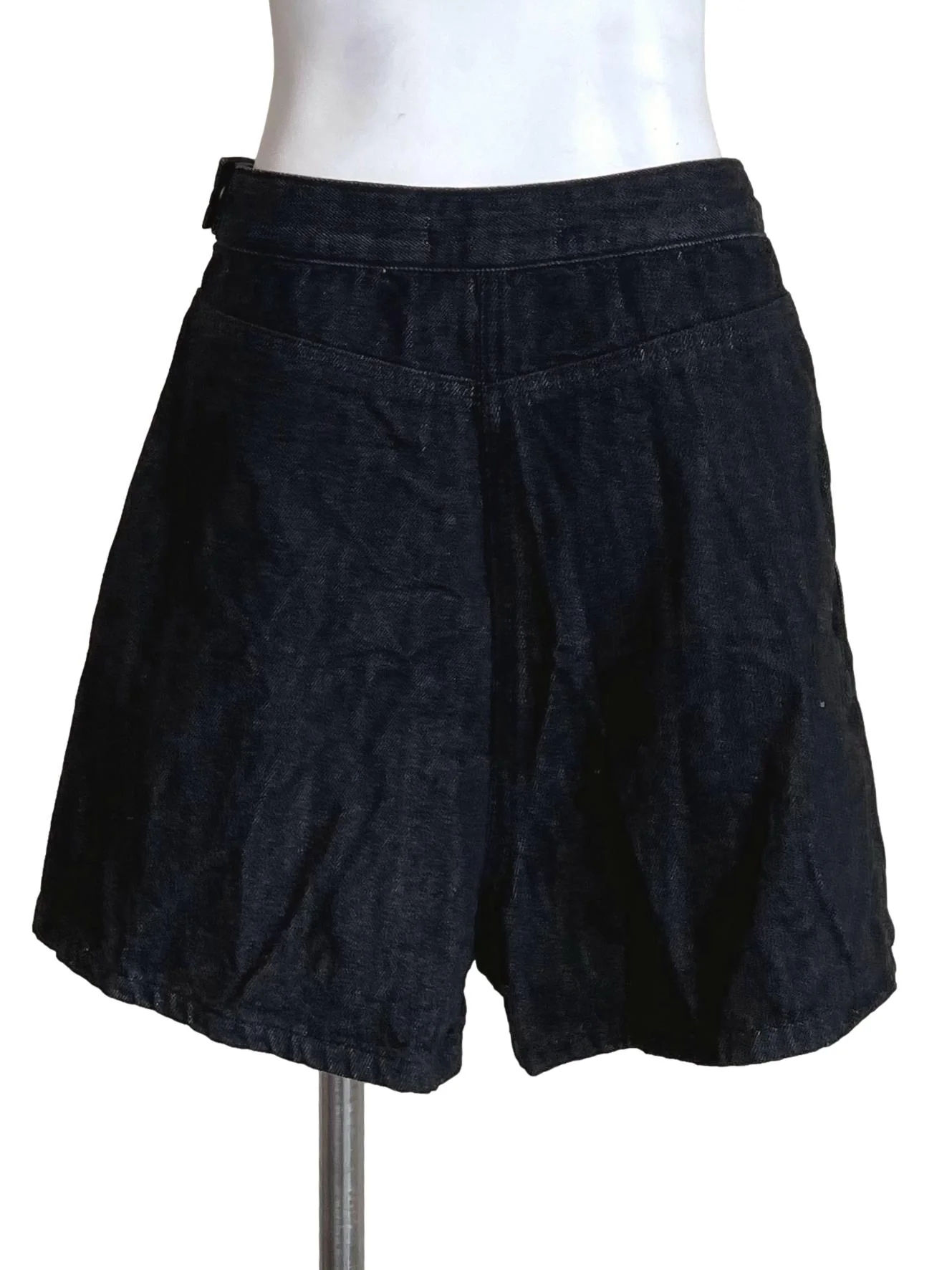 Charcoal Cargo Denim Skorts - Image 2
