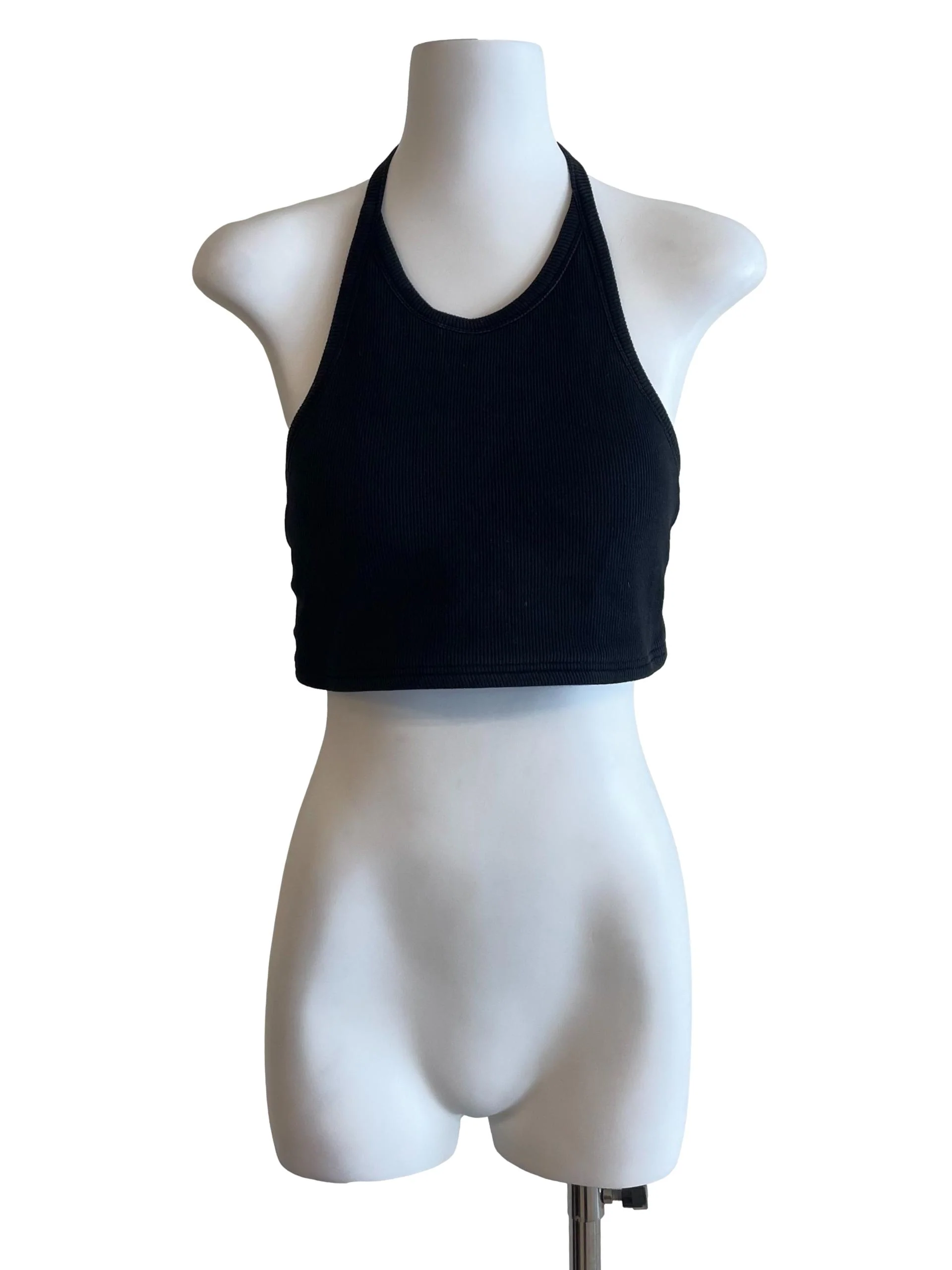 Charcoal Halter Neck Tank Top