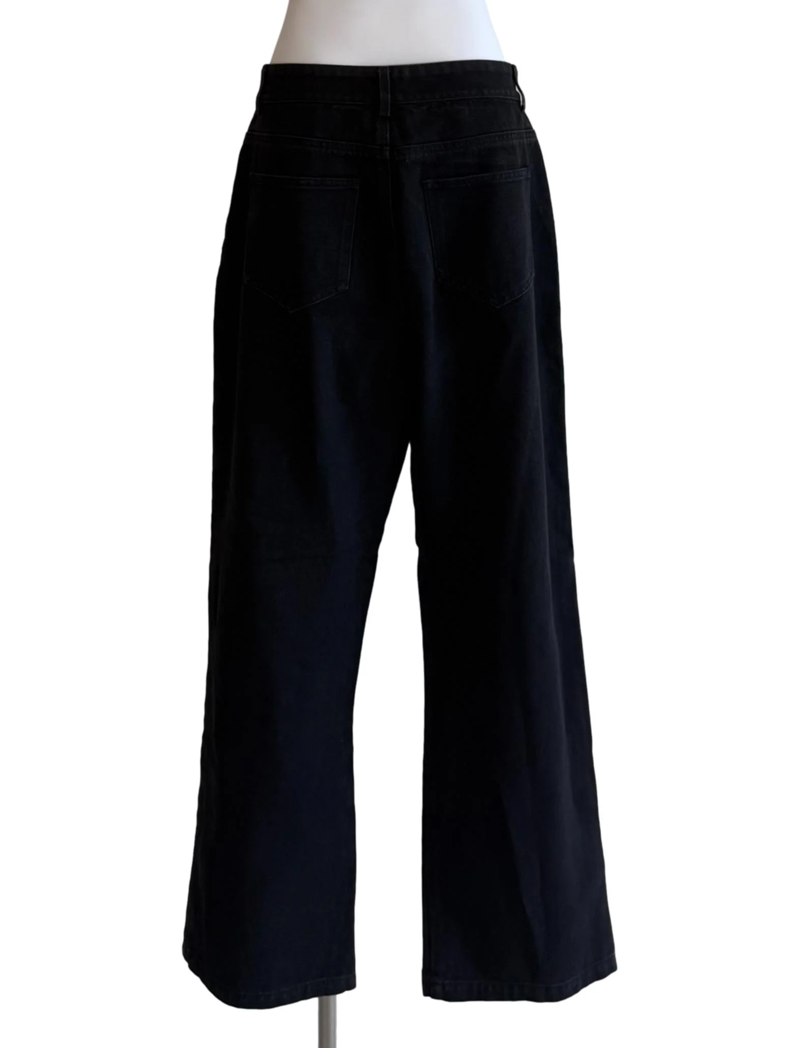 Charcoal Ripped Baggy Jeans - Image 2