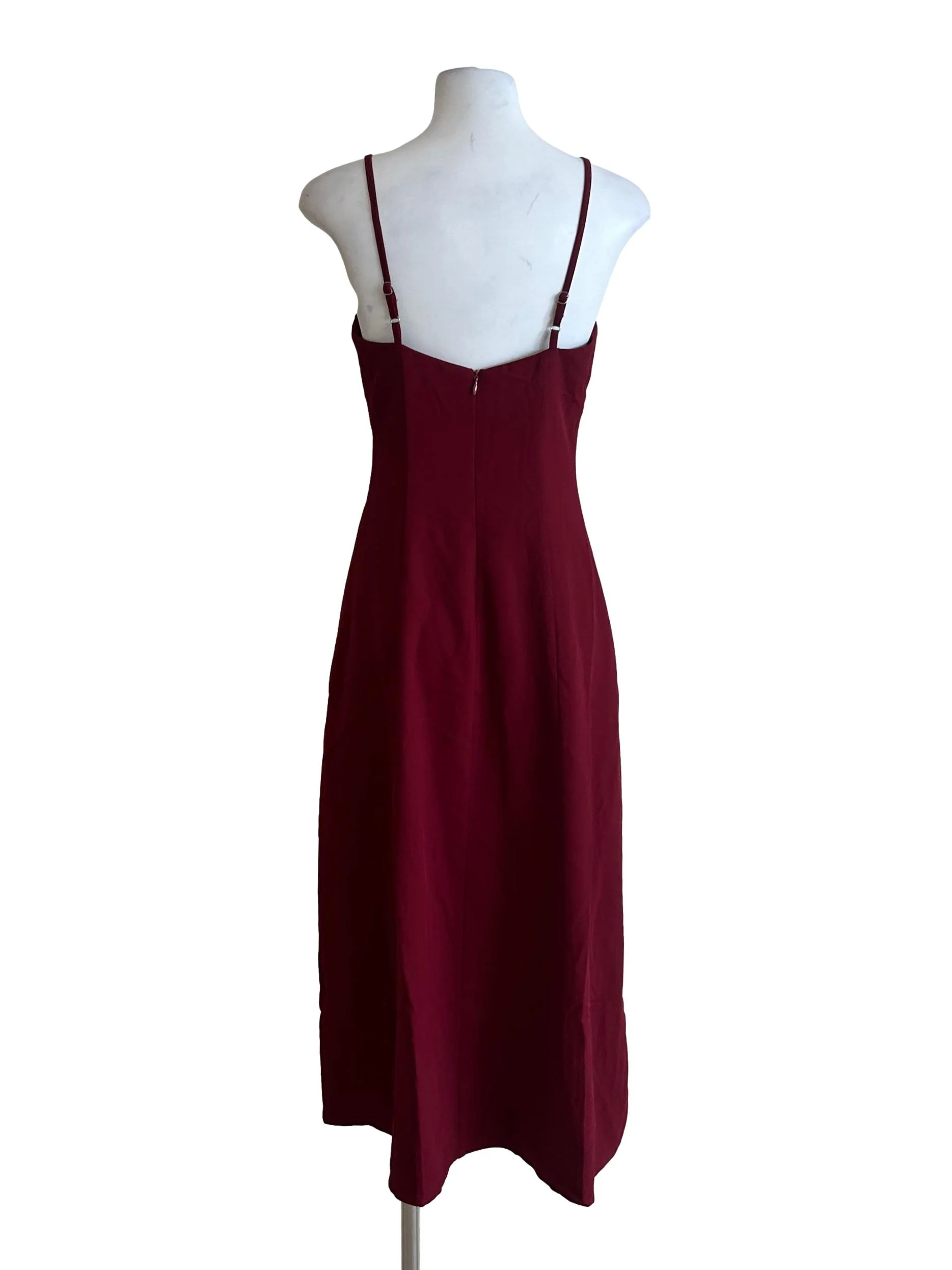 Cherry Red Sleeveless Dress - Image 2