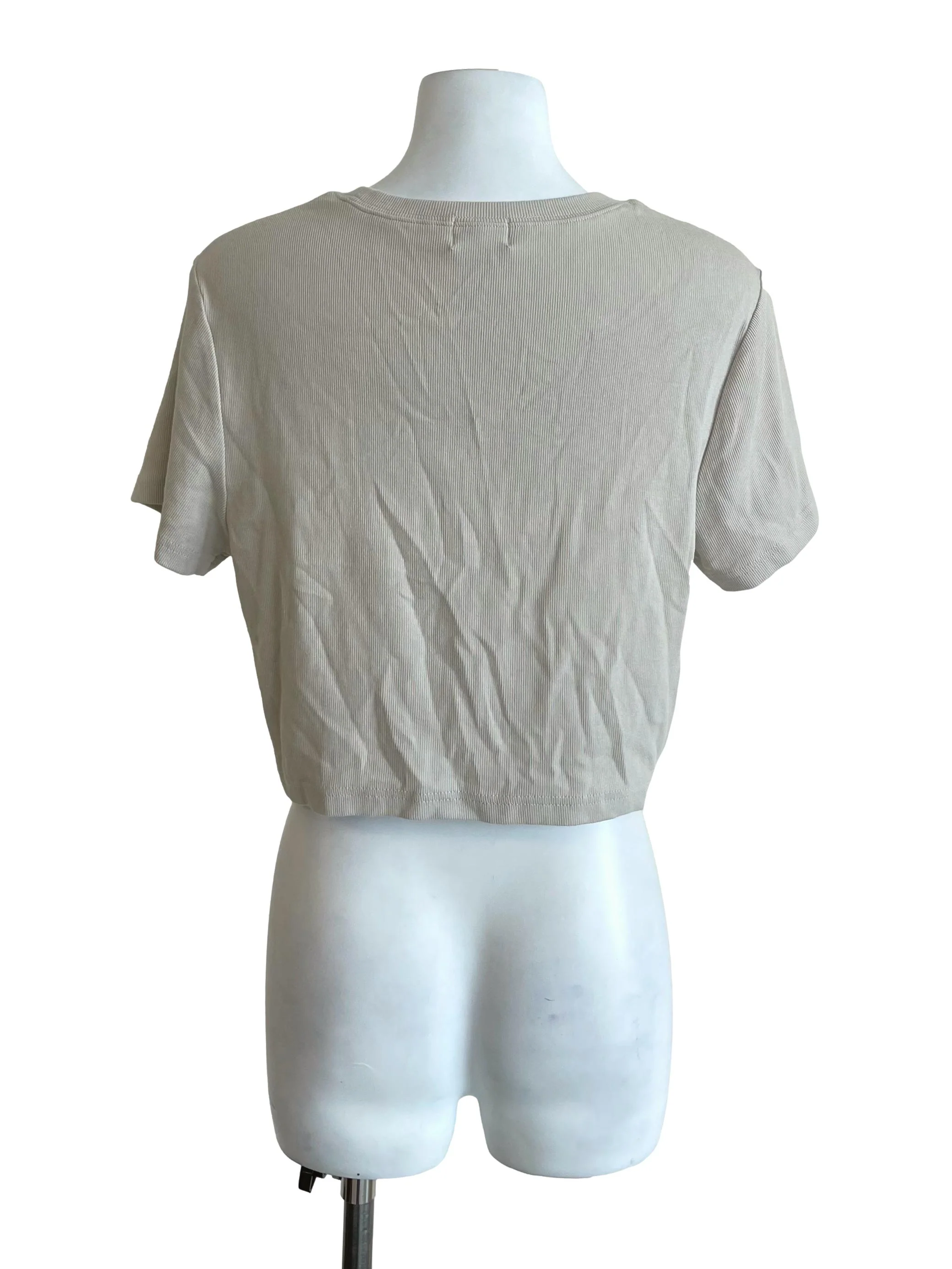 Chiffon Knit Crop Top - Image 2