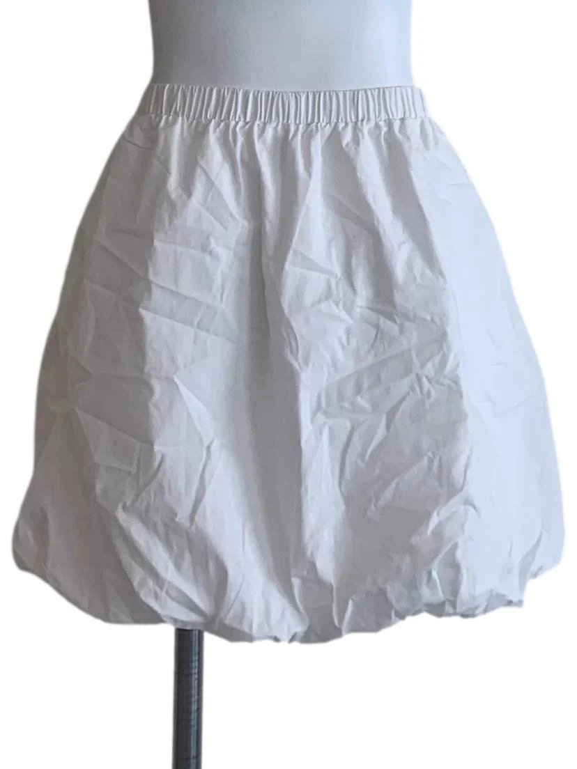 Chiffon White Bubble Skorts - Image 2