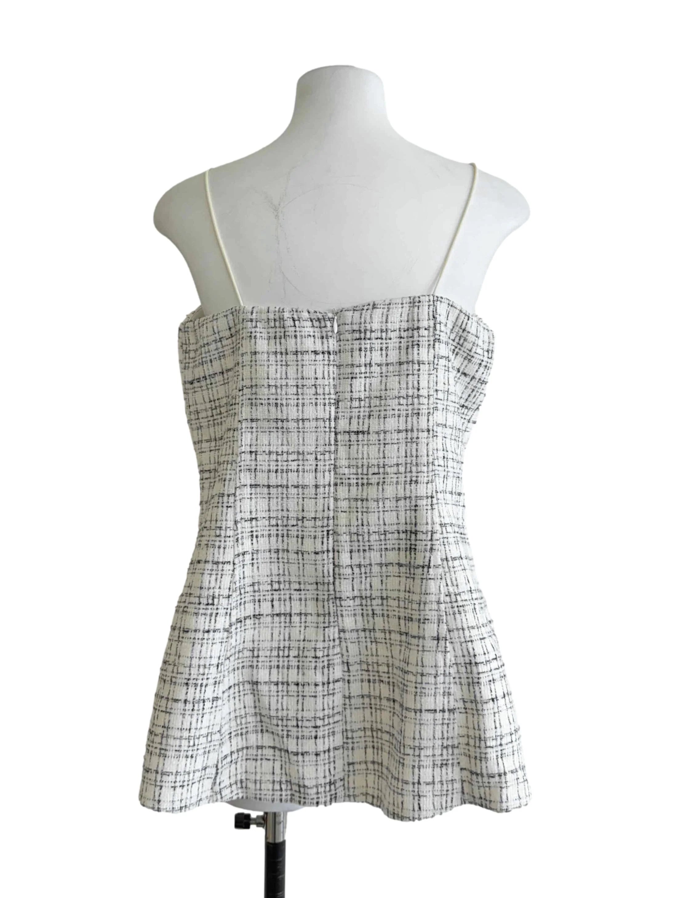 Chiffon White Tweed Top - Image 2