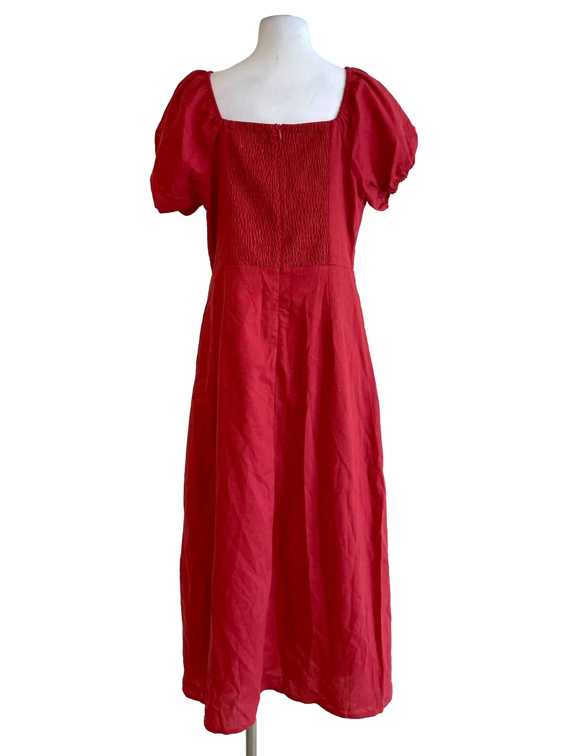 Chili Red Sweetheart Dress - Image 2