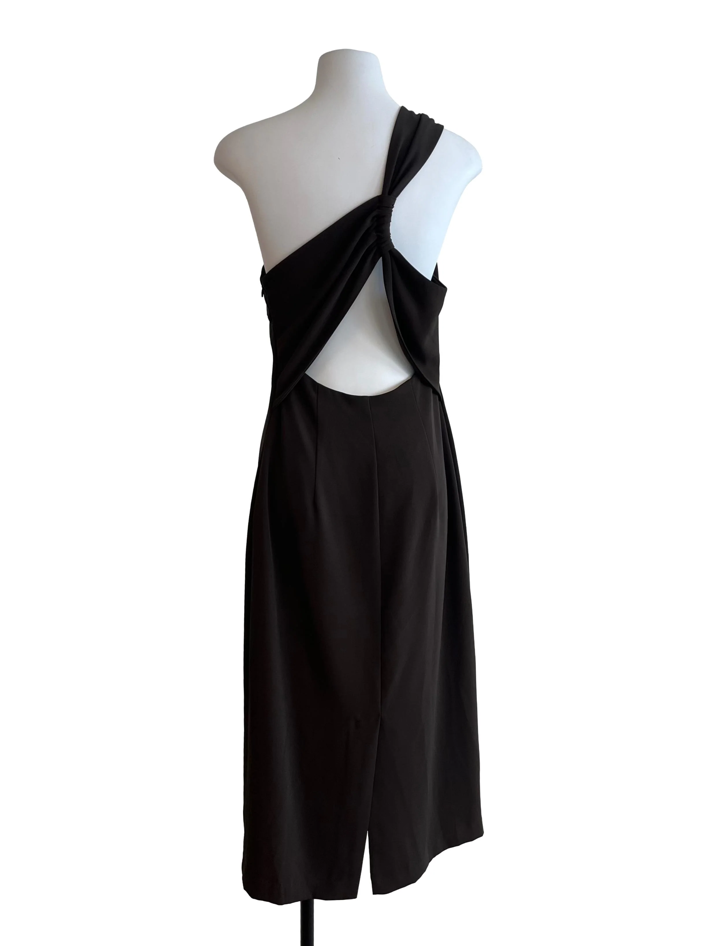 Chocolate Brown Toga Dress - Image 2