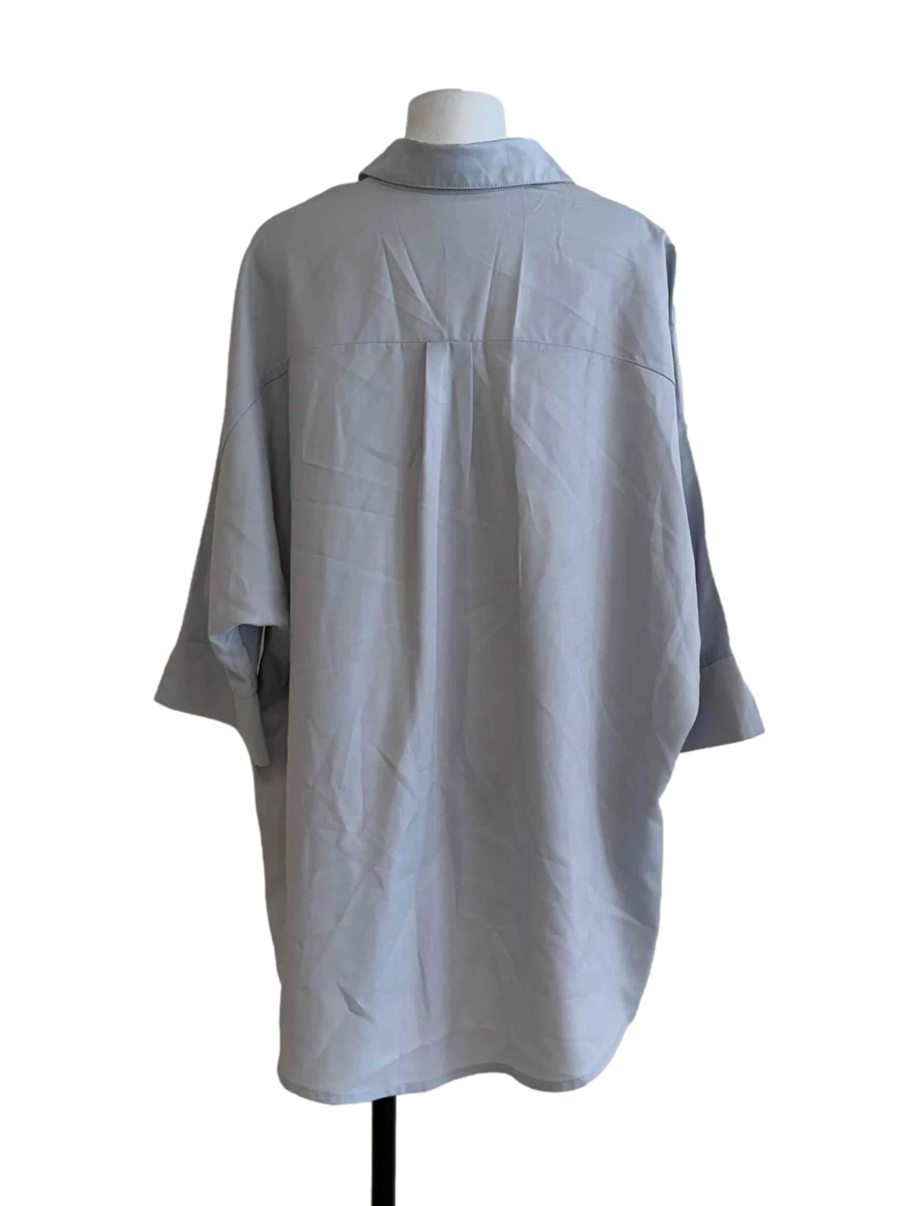 Cloud Grey Collar Top - Image 2