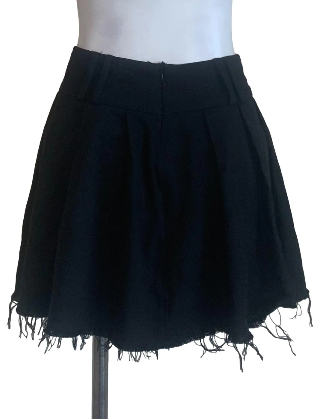 Coal Black Denim Skirt - Image 2