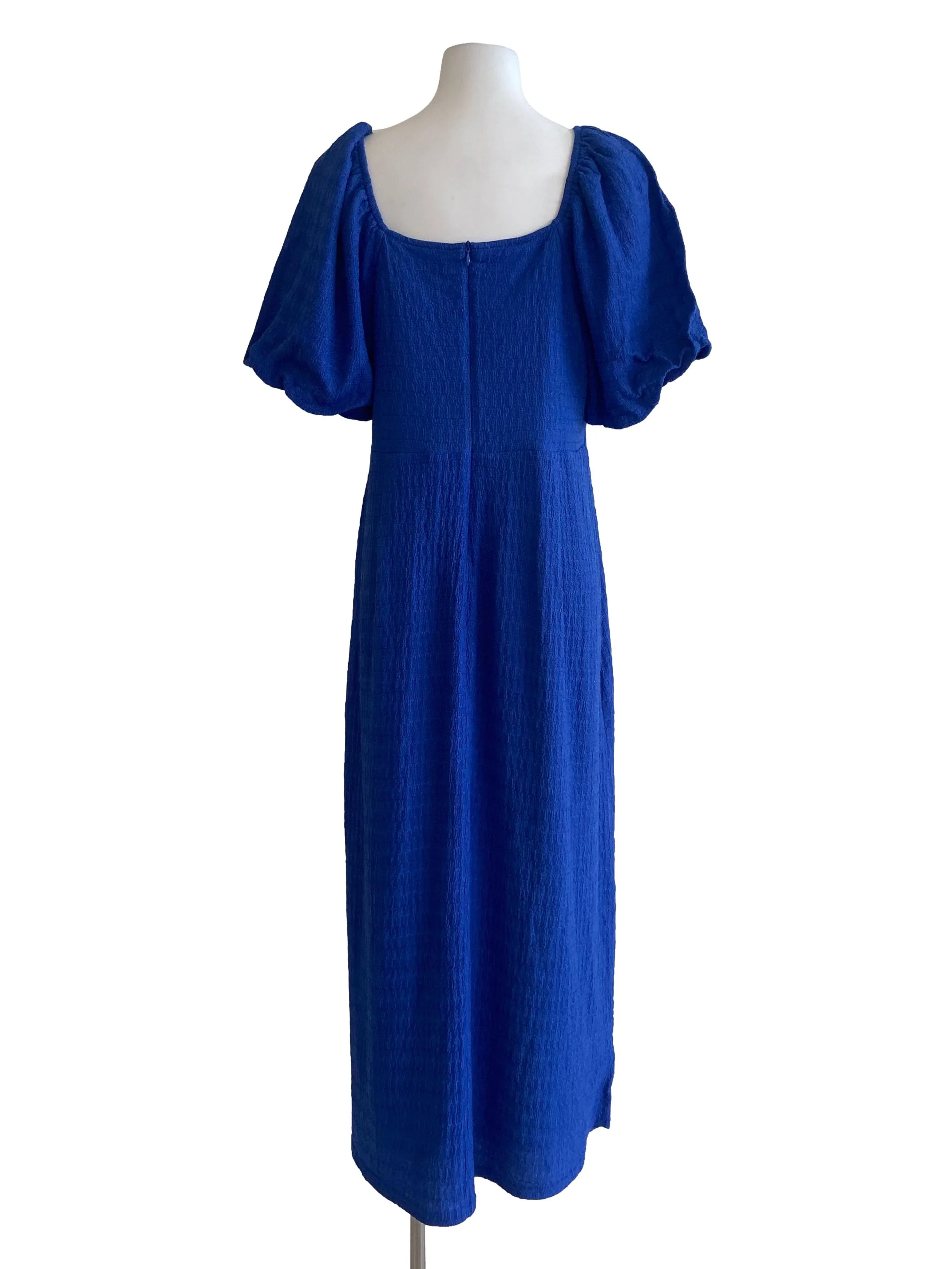 Cobalt Blue Stretchable Empire Dress - Image 2