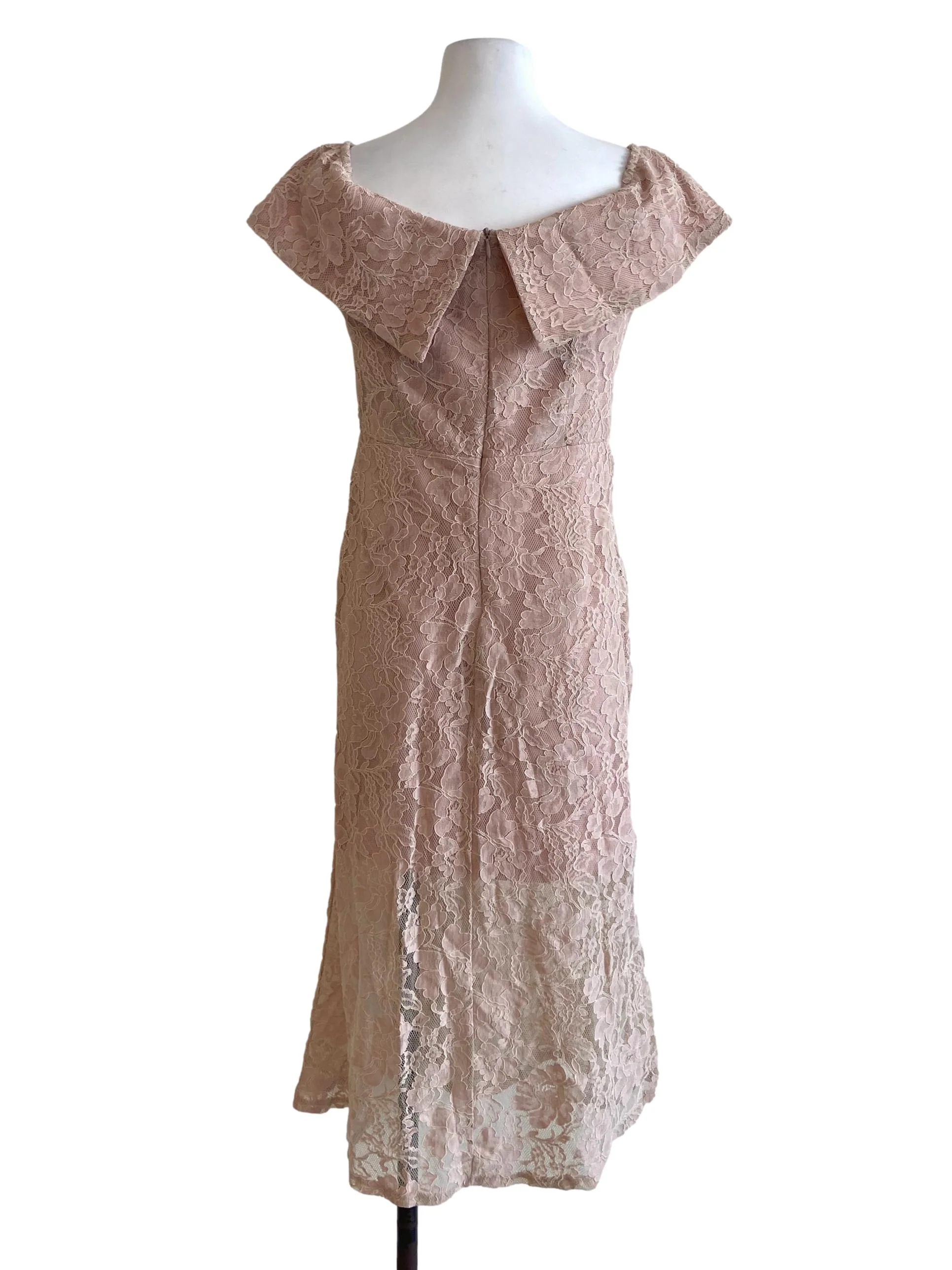 Coconut Floral Lace Off Shoulder Shift Dress - Image 2