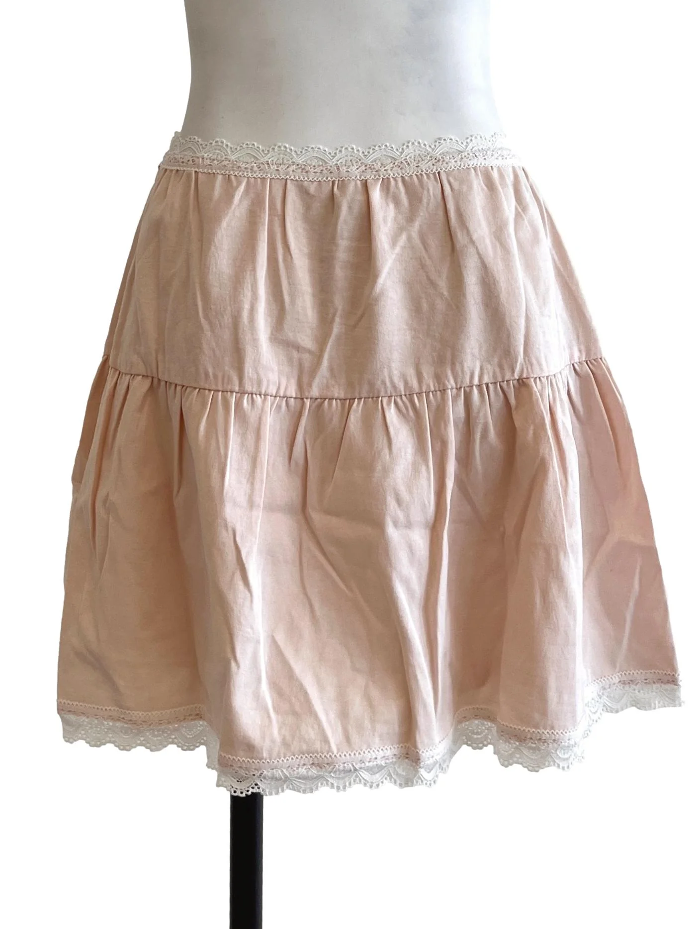 Coconut White A-Line Skirt - Image 2