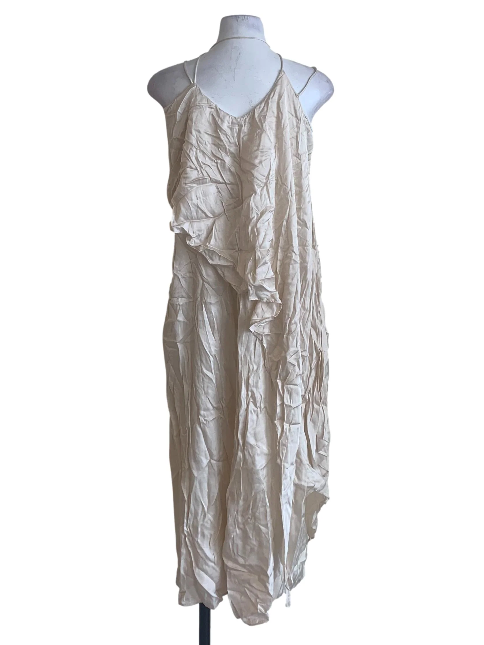 Coconut White Spaghetti Strap Dress - Image 2