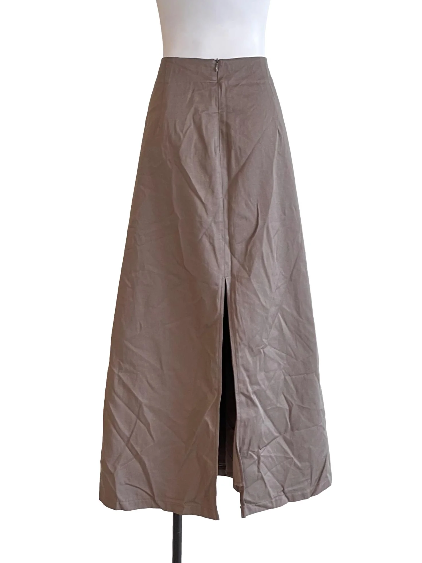 Coffee Brown A-Line Skirt - Image 2