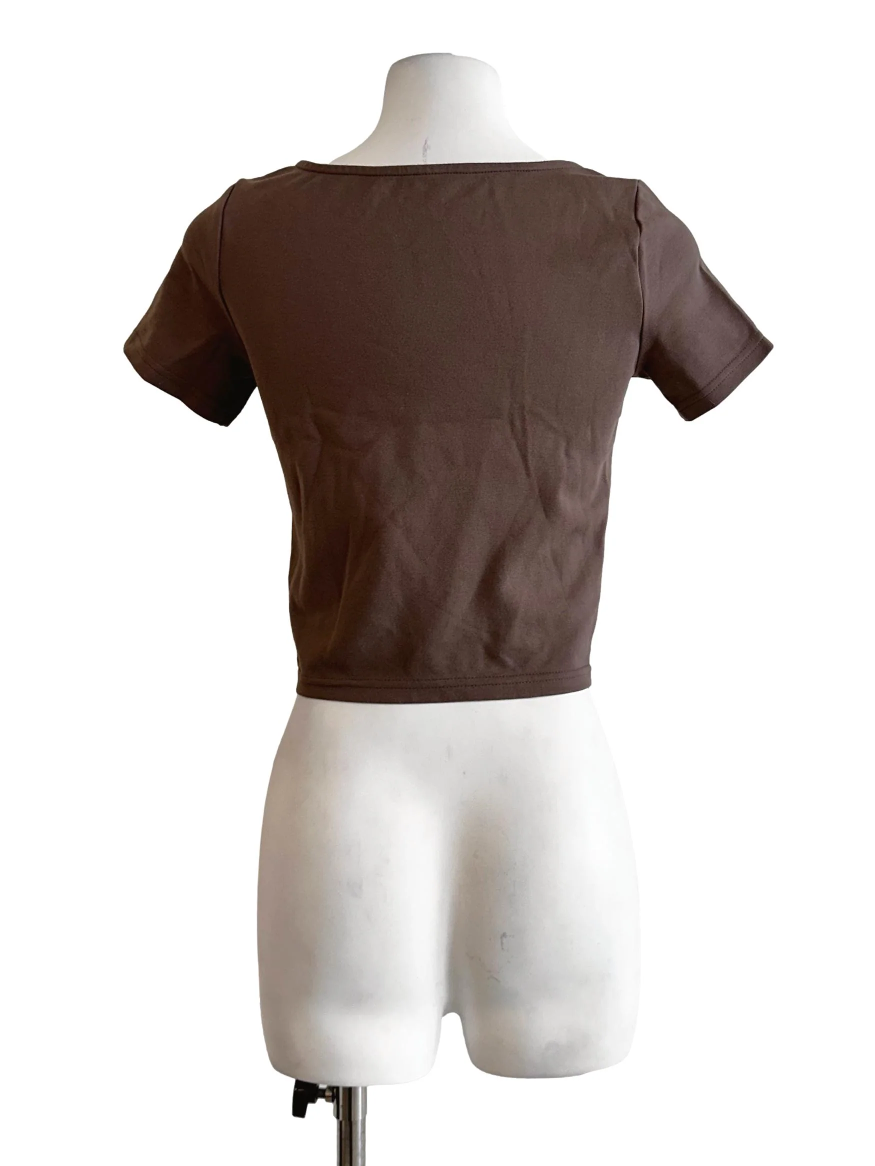 Coffee Brown Cotton Top - Image 2