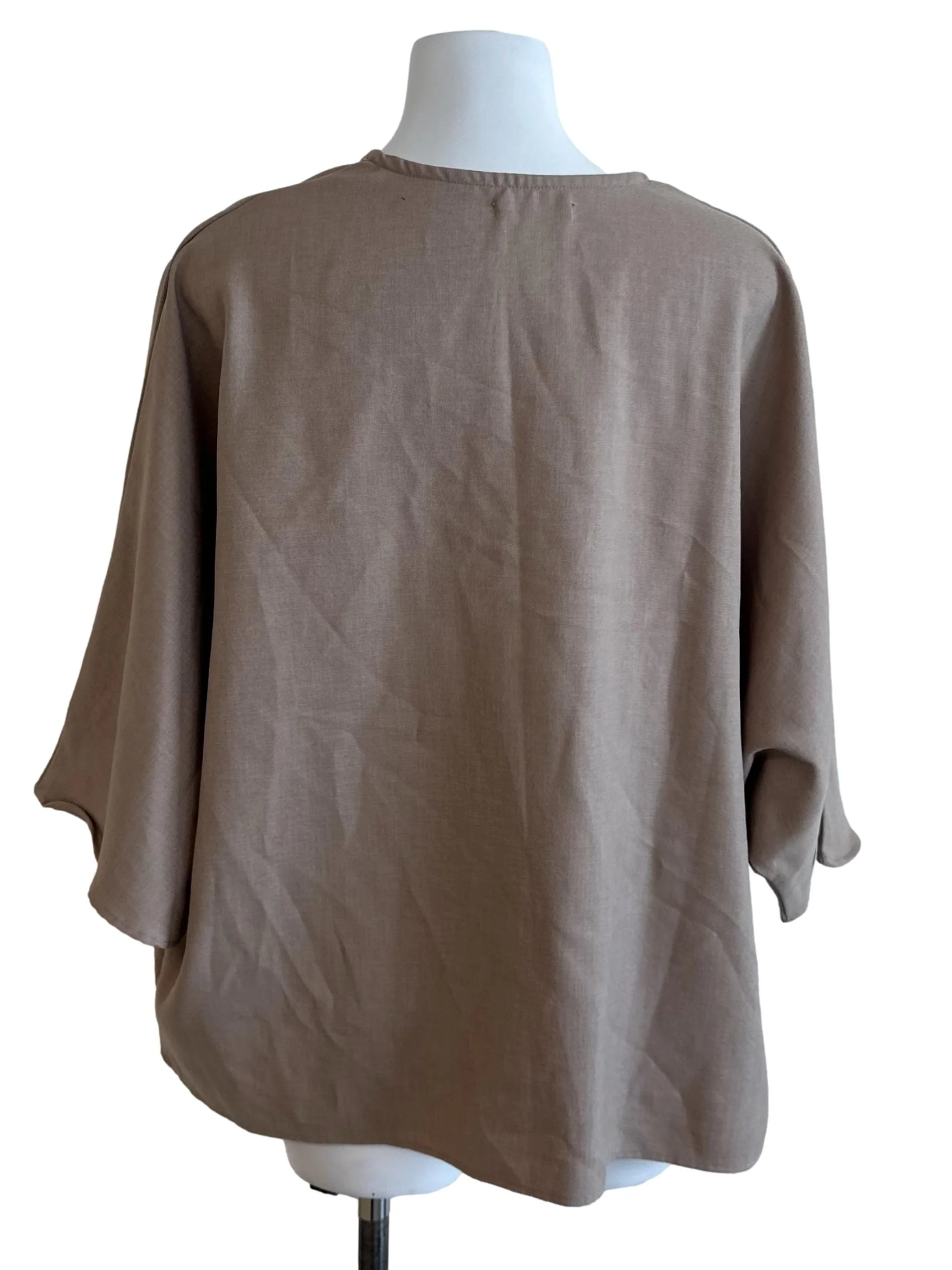 Coffee Brown Front Open Batwing Cardigan - Image 2
