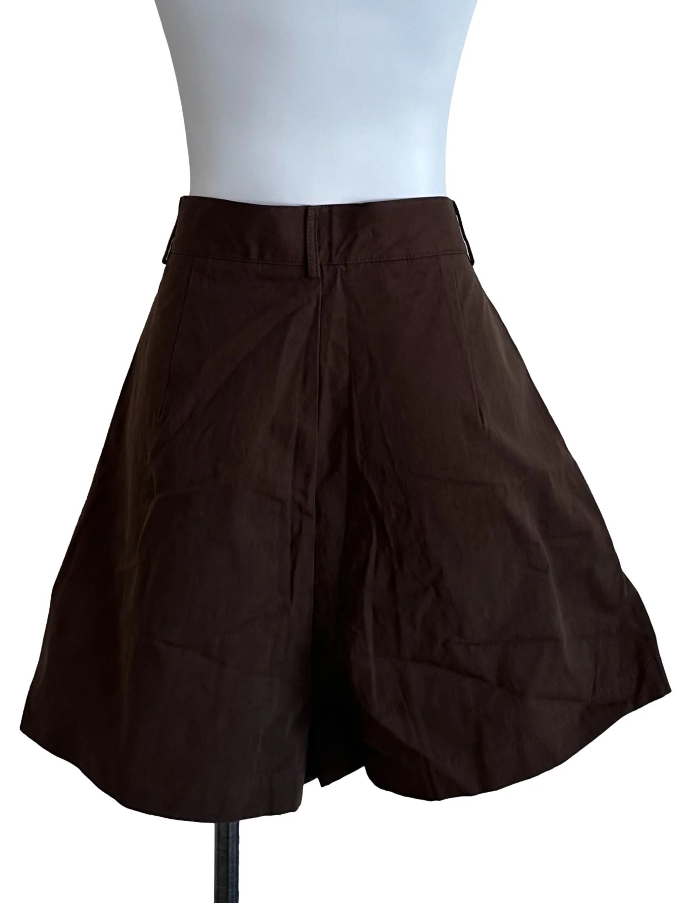 Coffee Brown High Waist Shorts - Image 2
