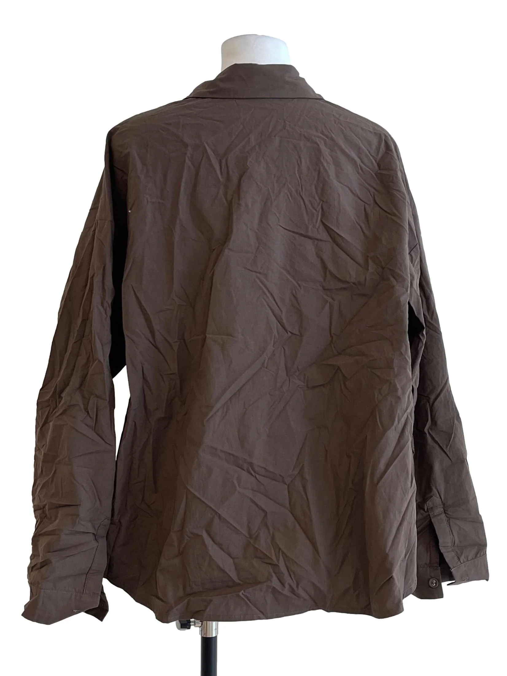 Coffee Brown Long Sleeve Top - Image 2
