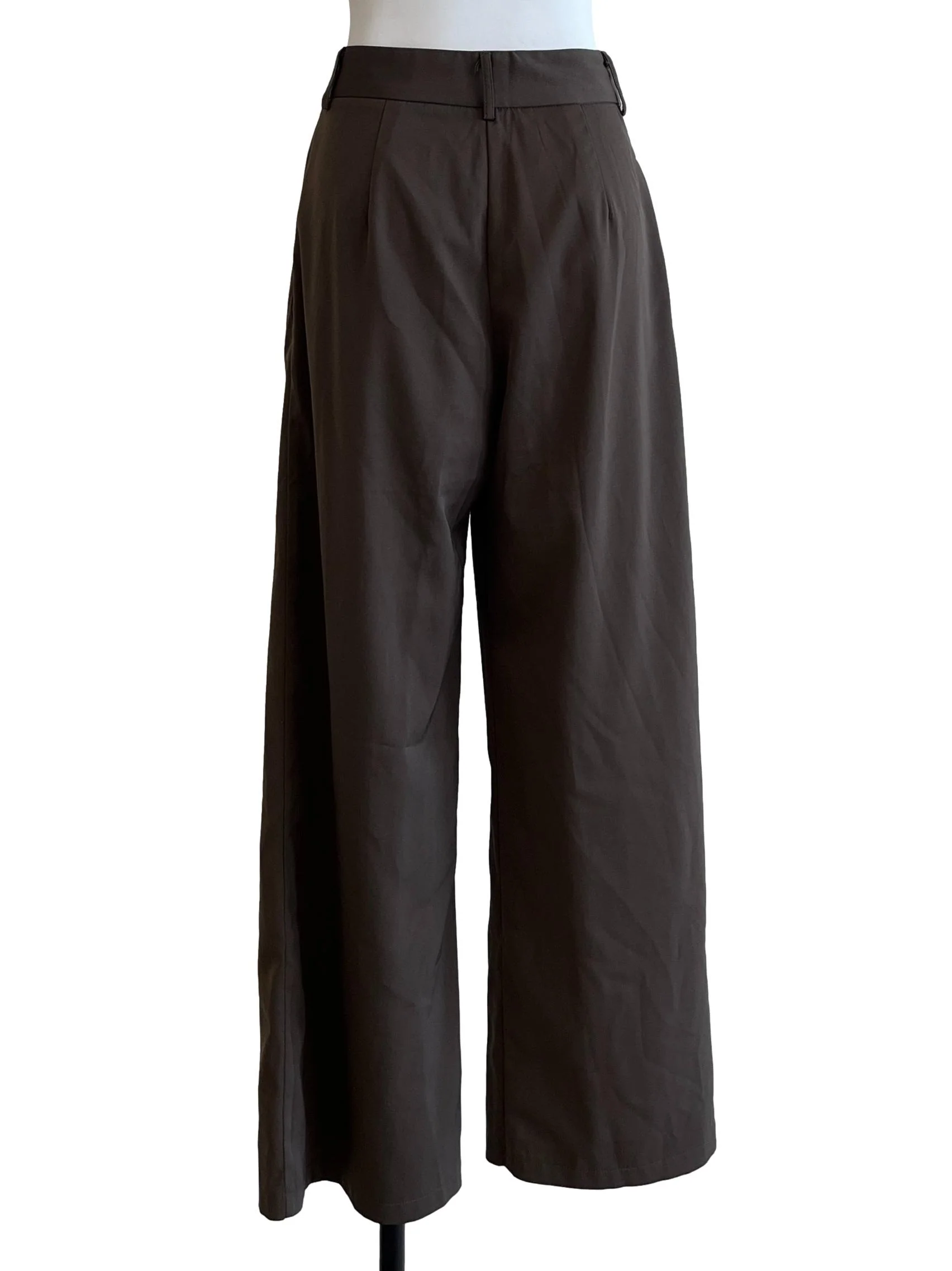 Coffee Brown Straight Leg Pants - Image 2