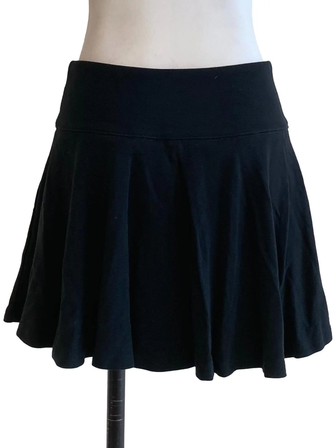 Cold Black Mini Skirt - Image 2