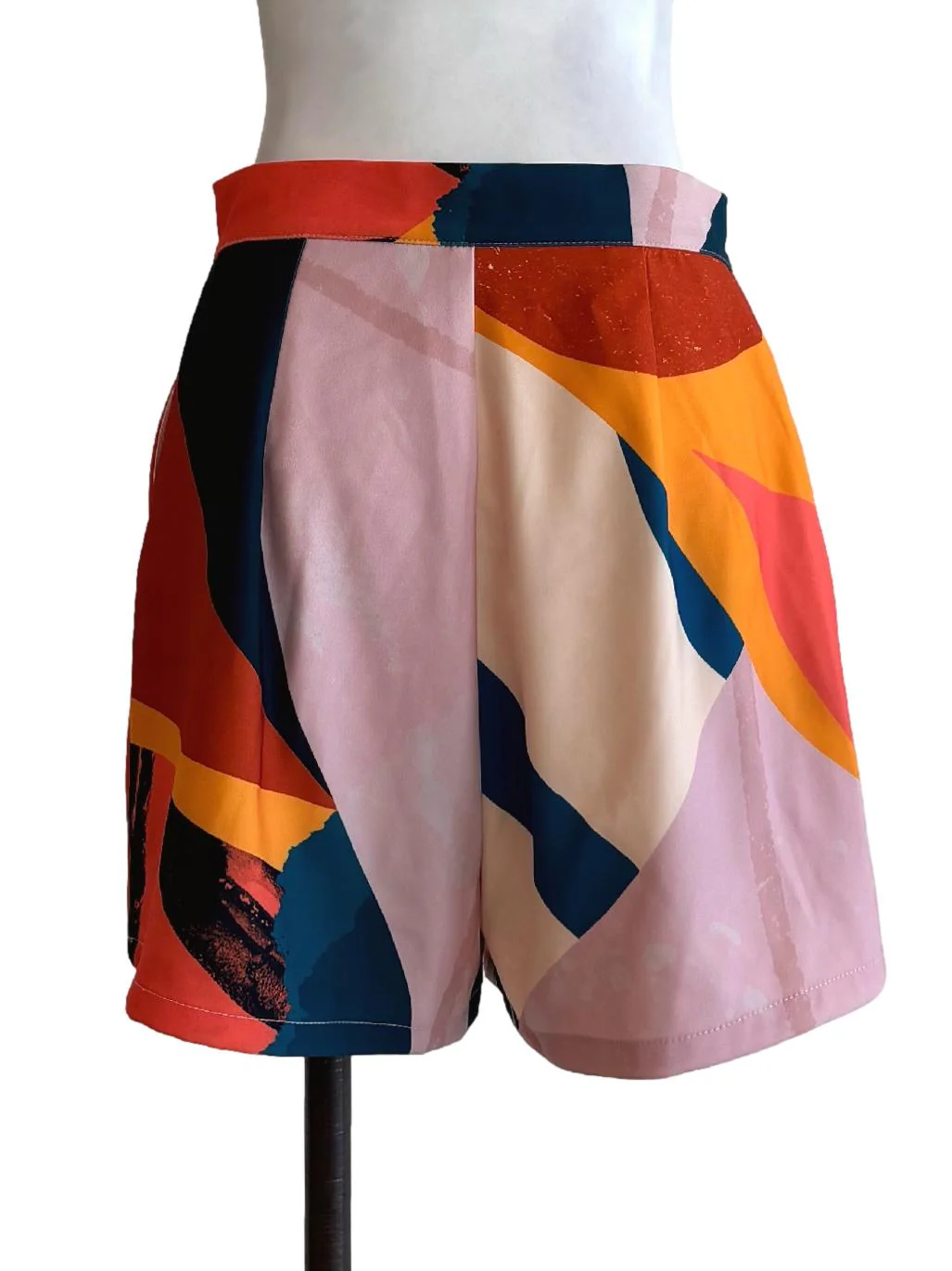 Colourful Abstract Shorts - Image 2