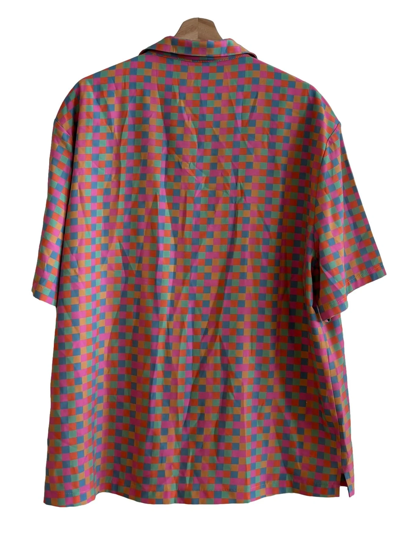 Colourful Checkered Short Sleeve Shirt - Image 2